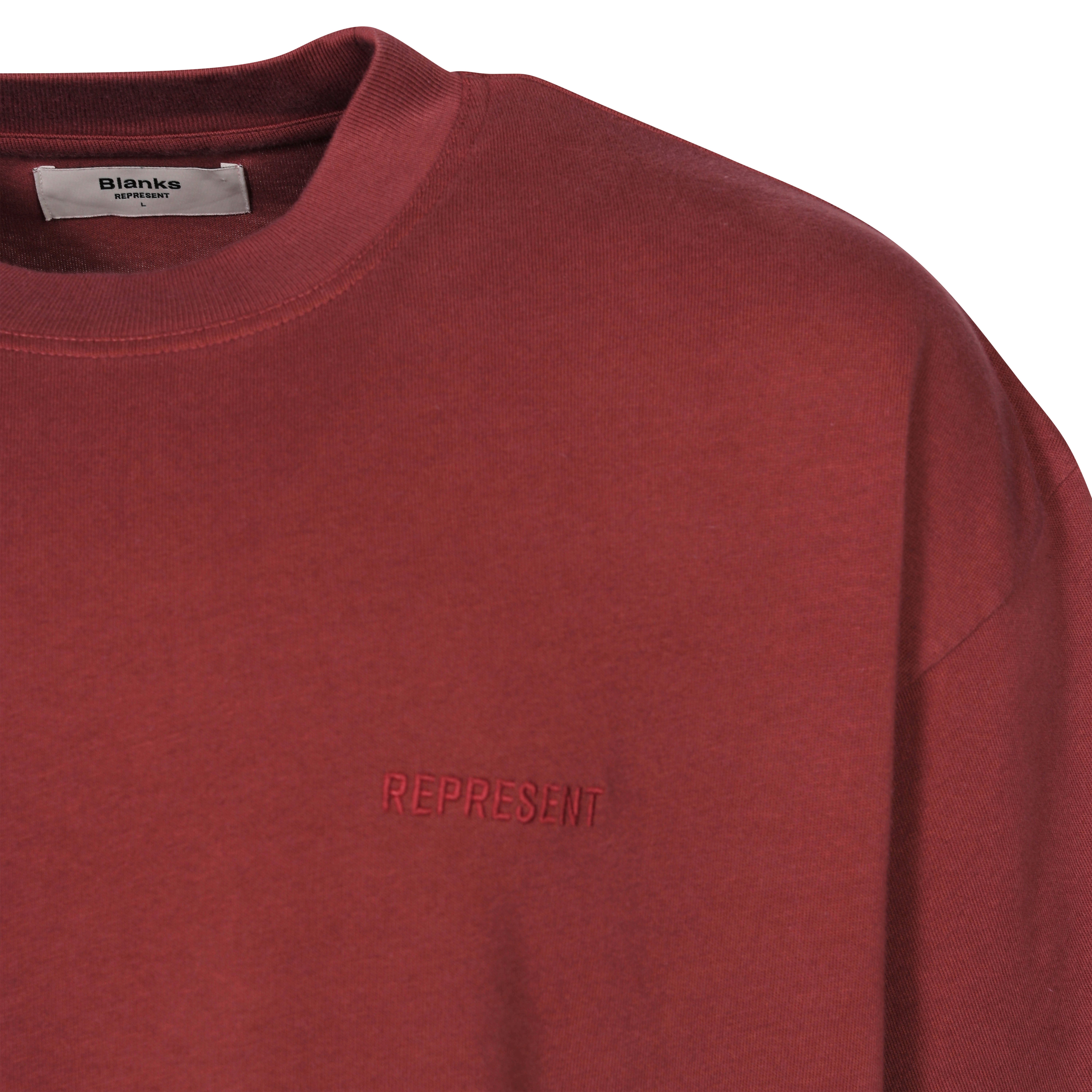 Represent Blank T-Shirt in Vintage Red