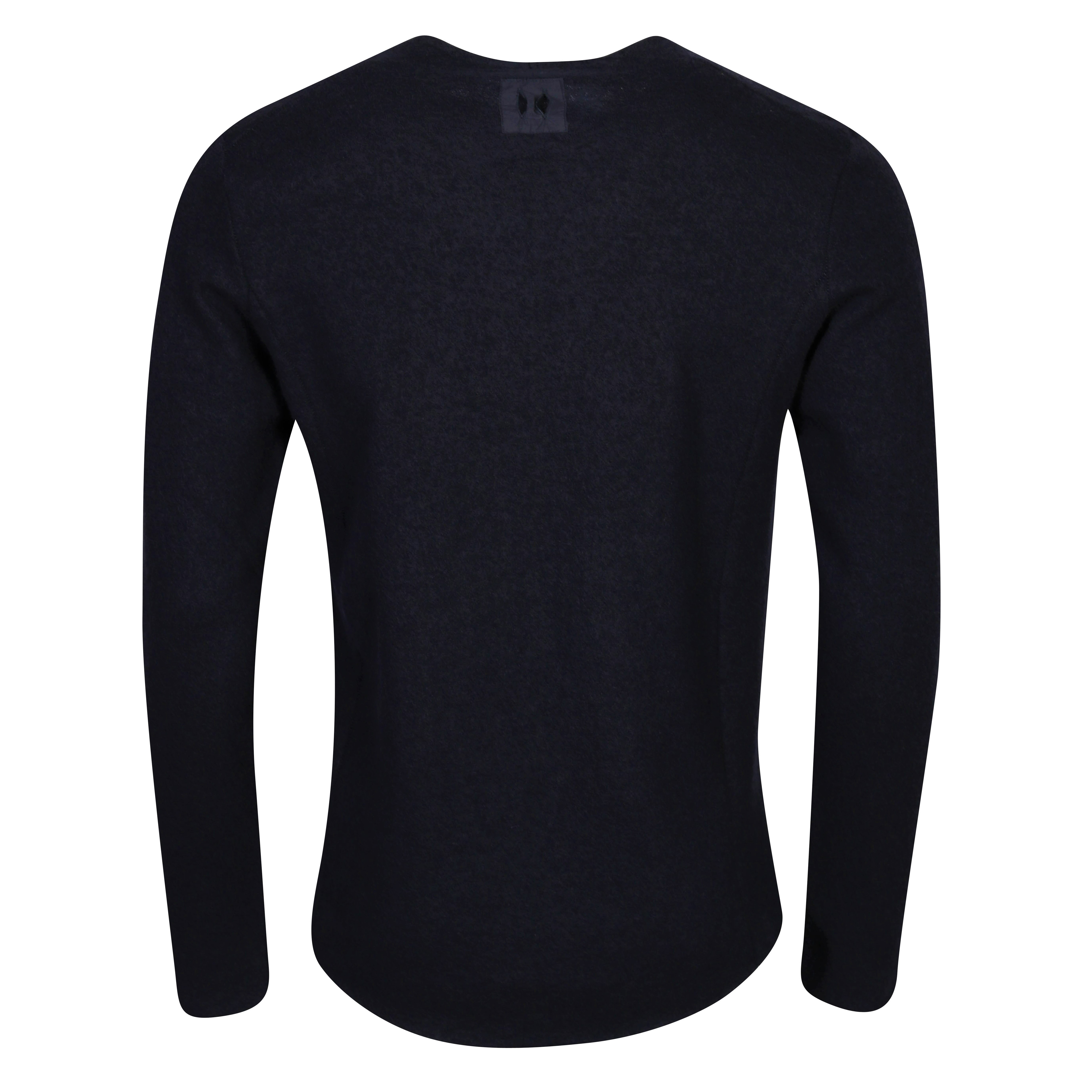 Hannes Roether Knit Pullover in Dark Navy