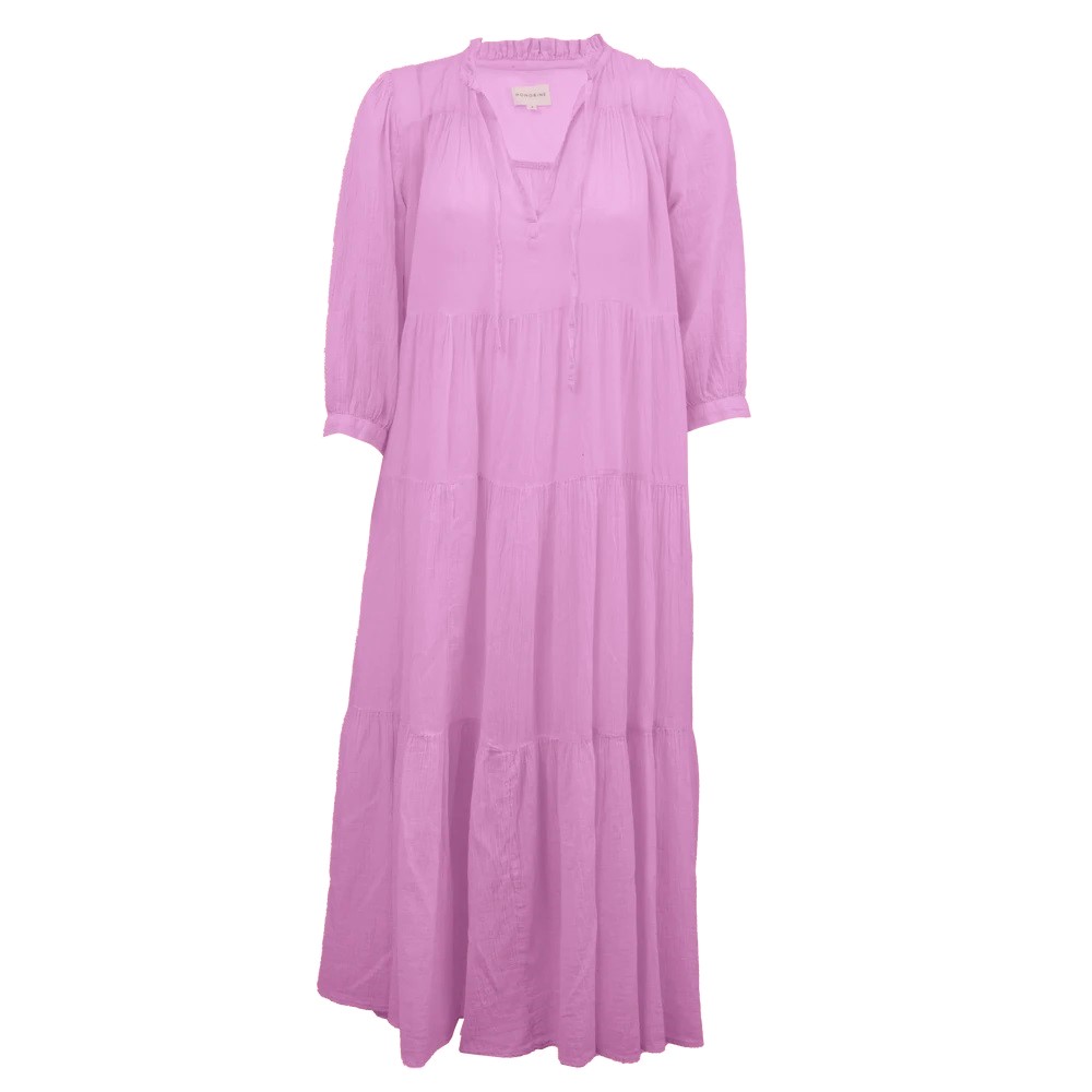 HONORINE Long Giselle Dress in Lavender S