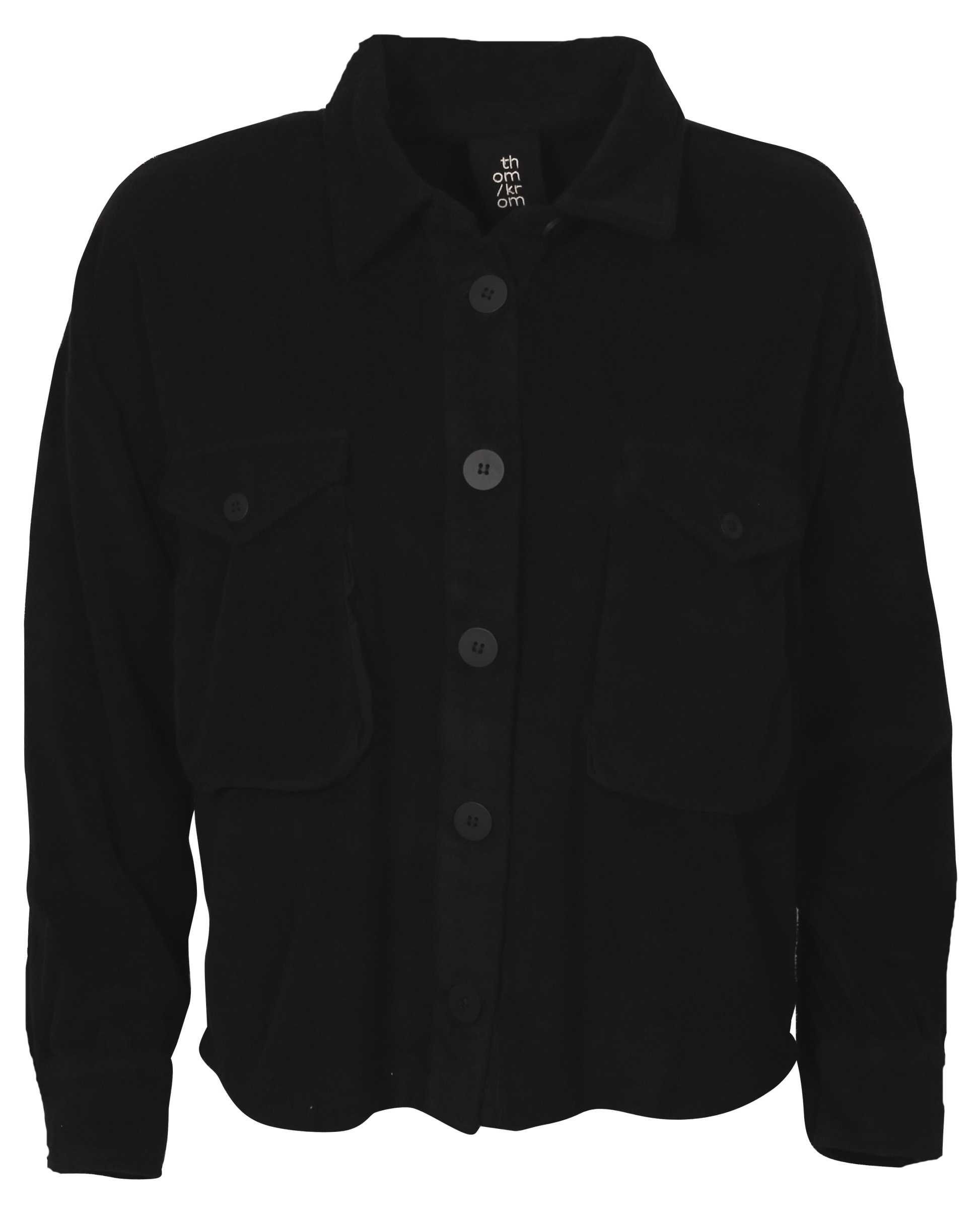 Thom Krom Terry Overshirt Black