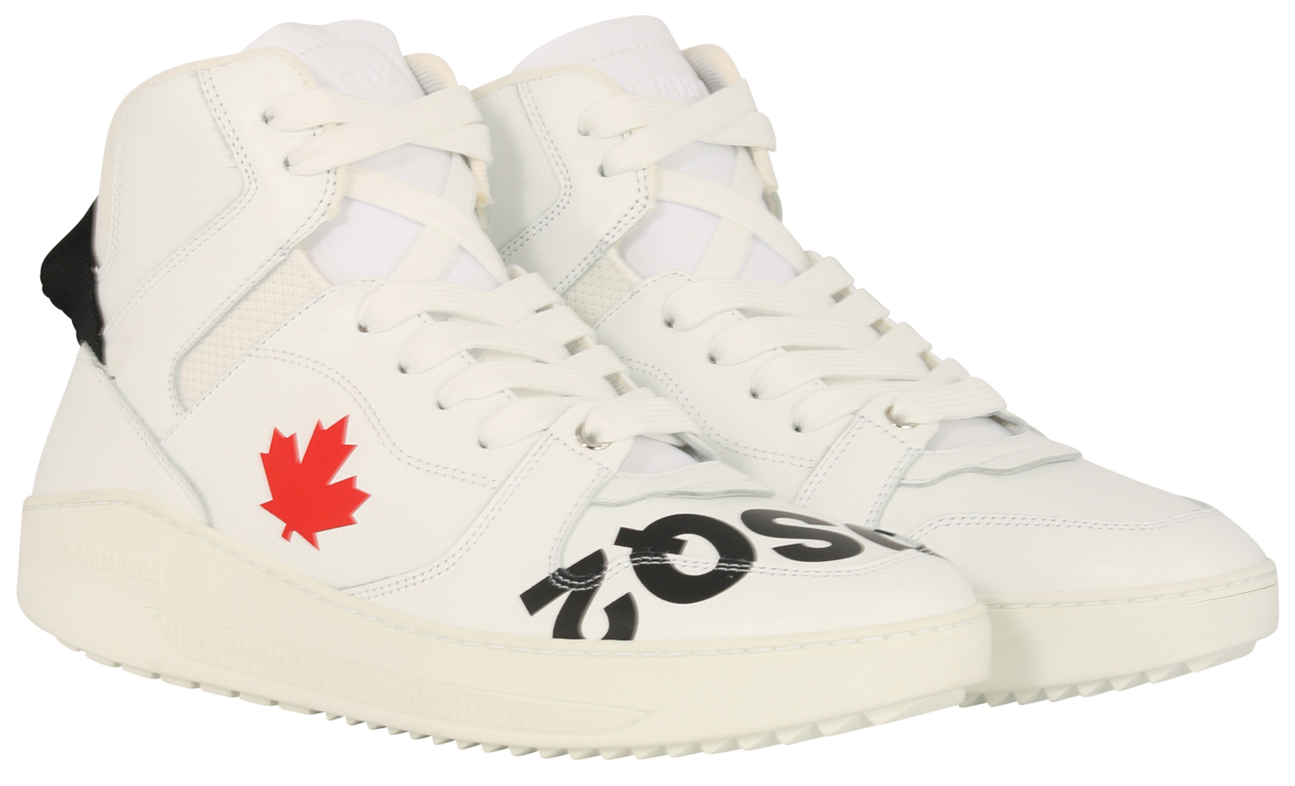 Dsquared Baseball Sneaker White/Black/Red