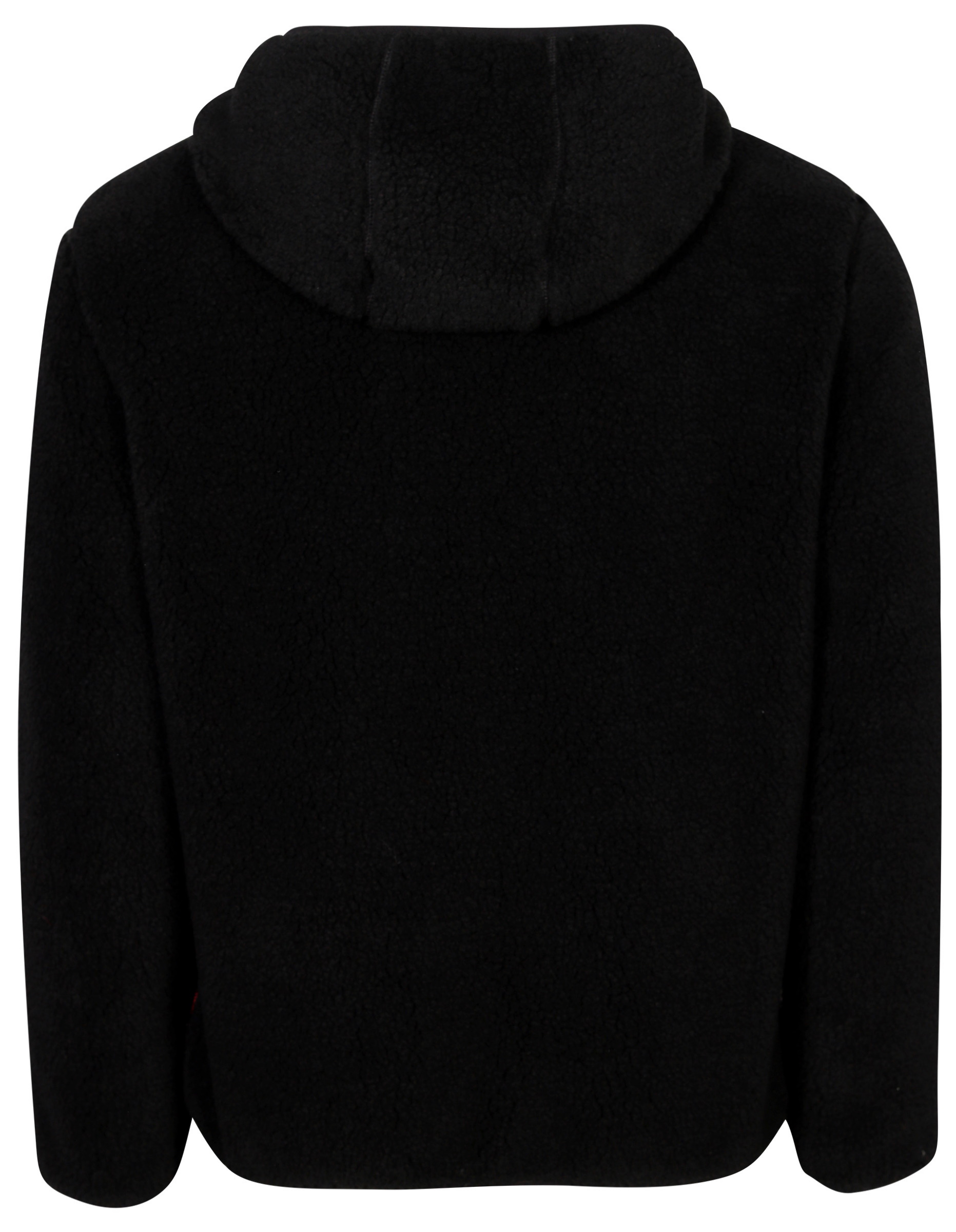 Woolrich Reversible Teddy/Nylon Hooded Zip Jacket Black L