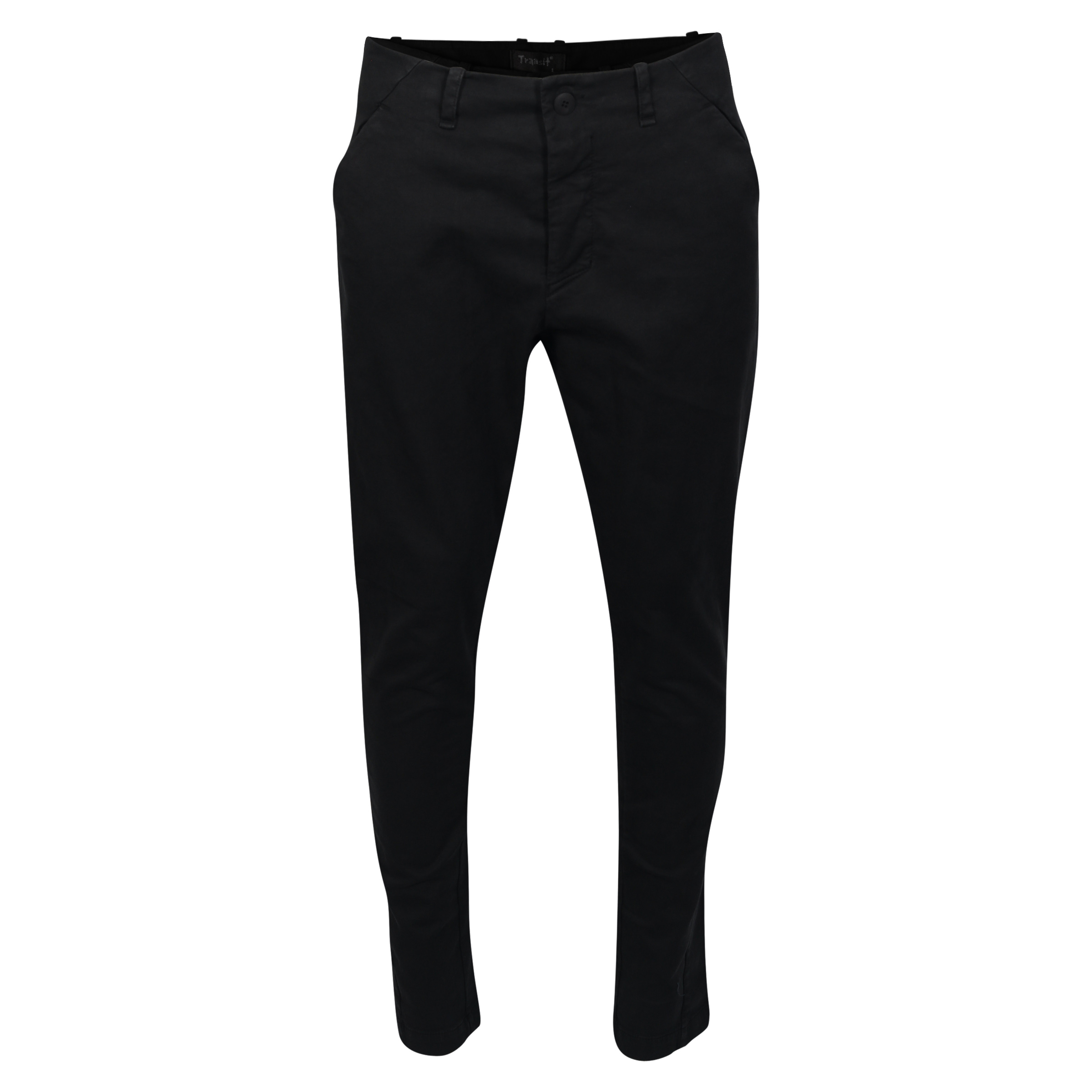 Transit Uomo Cotton Pant Washed Black