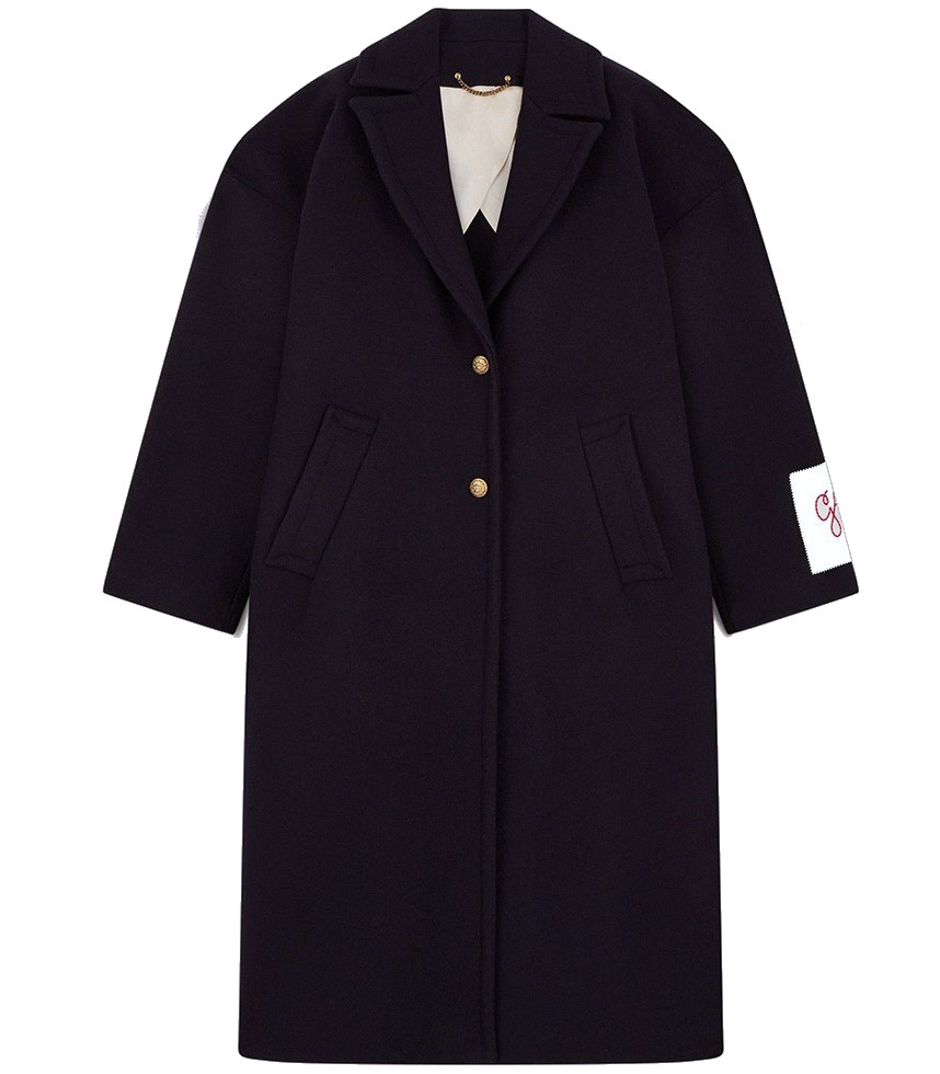 GOLDEN GOOSE Coat Bertina in Dark Blue