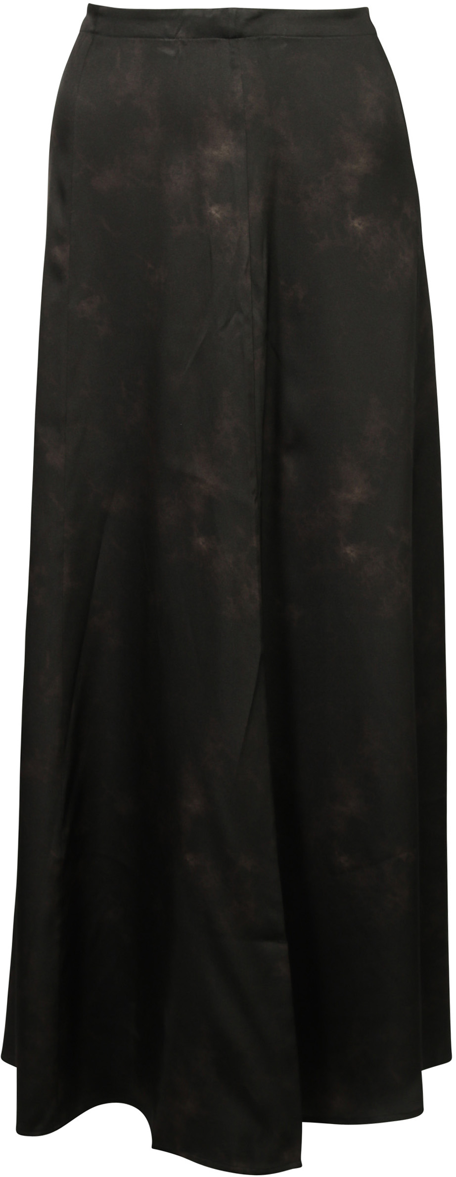 Anine Bing Silk Skirt Caroline Black Tie Dye
