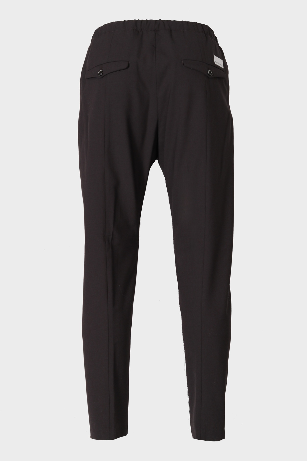 NINE:INTHE:MORNING Mirco Summer Wool Stretch Pant in Brown