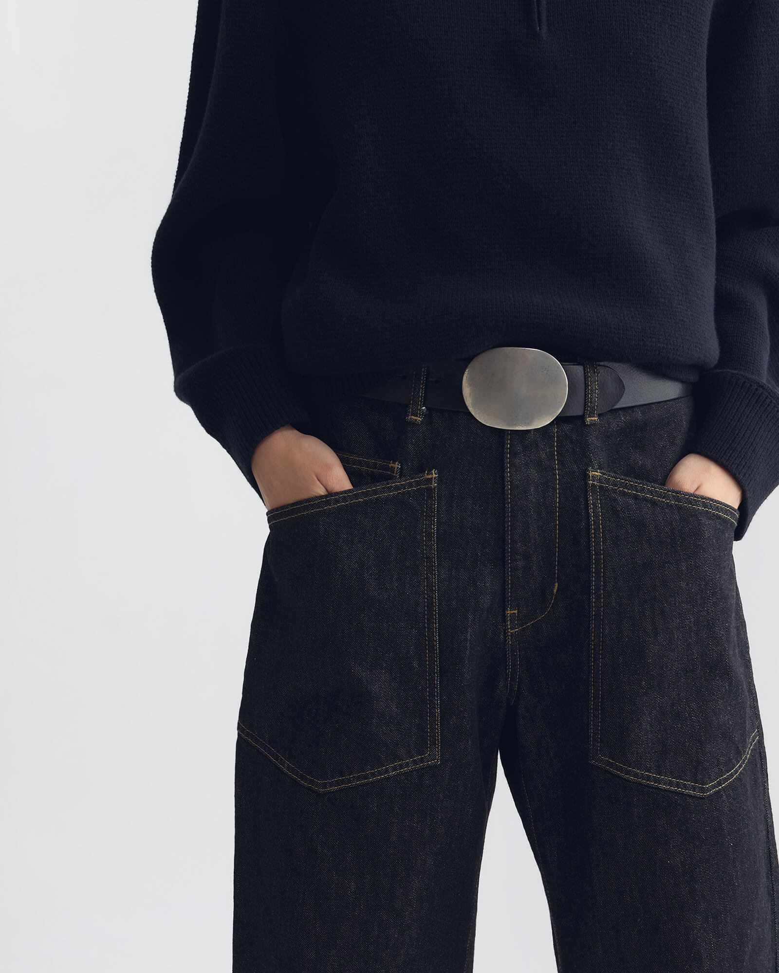 NILI LOTAN Shon Jeans in Resin Rinse