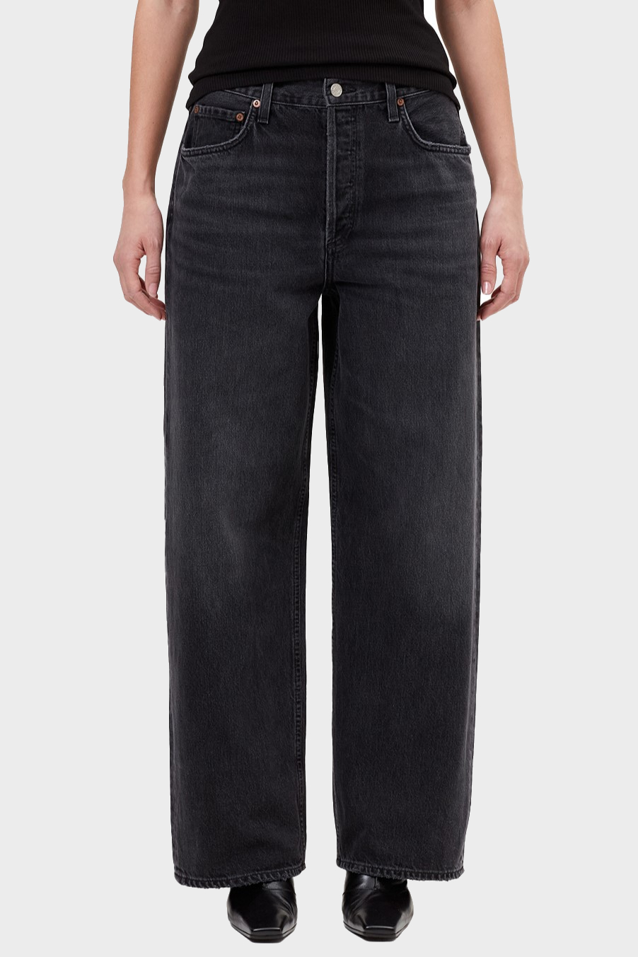 AGOLDE Low Slung Baggy in Recess Wash