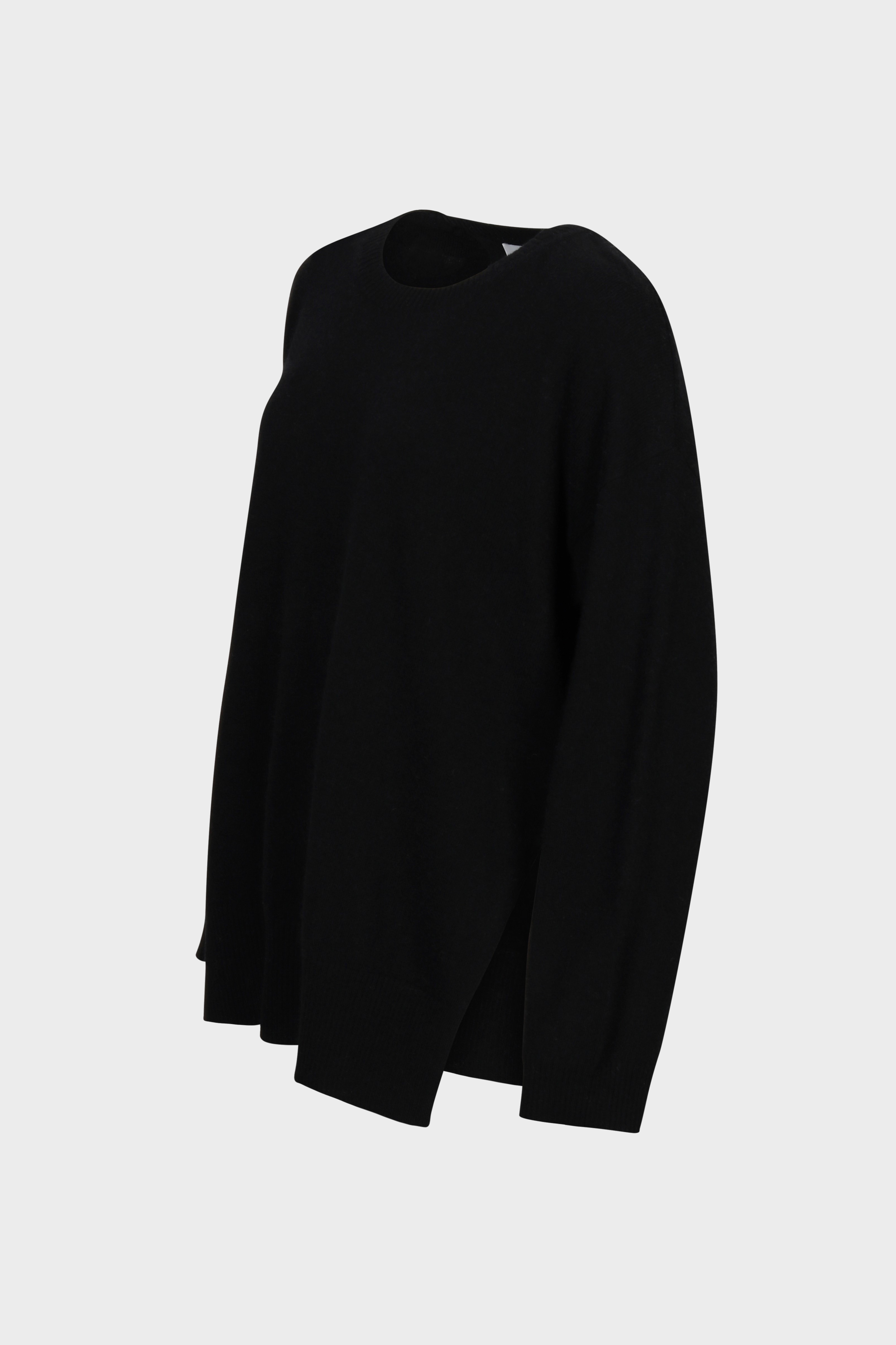 FLONA Loose Fit Sweater in Black