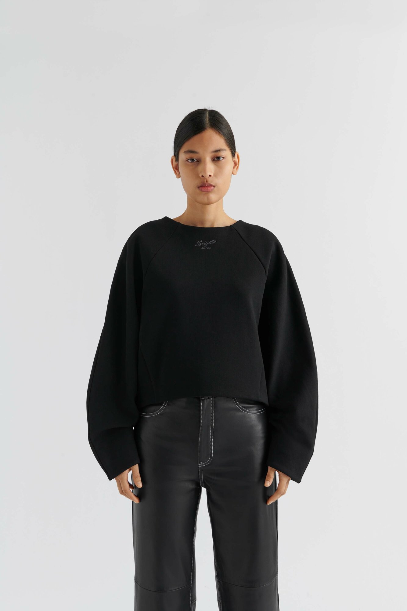 AXEL ARIGATO Halle Sweatshirt in Black L