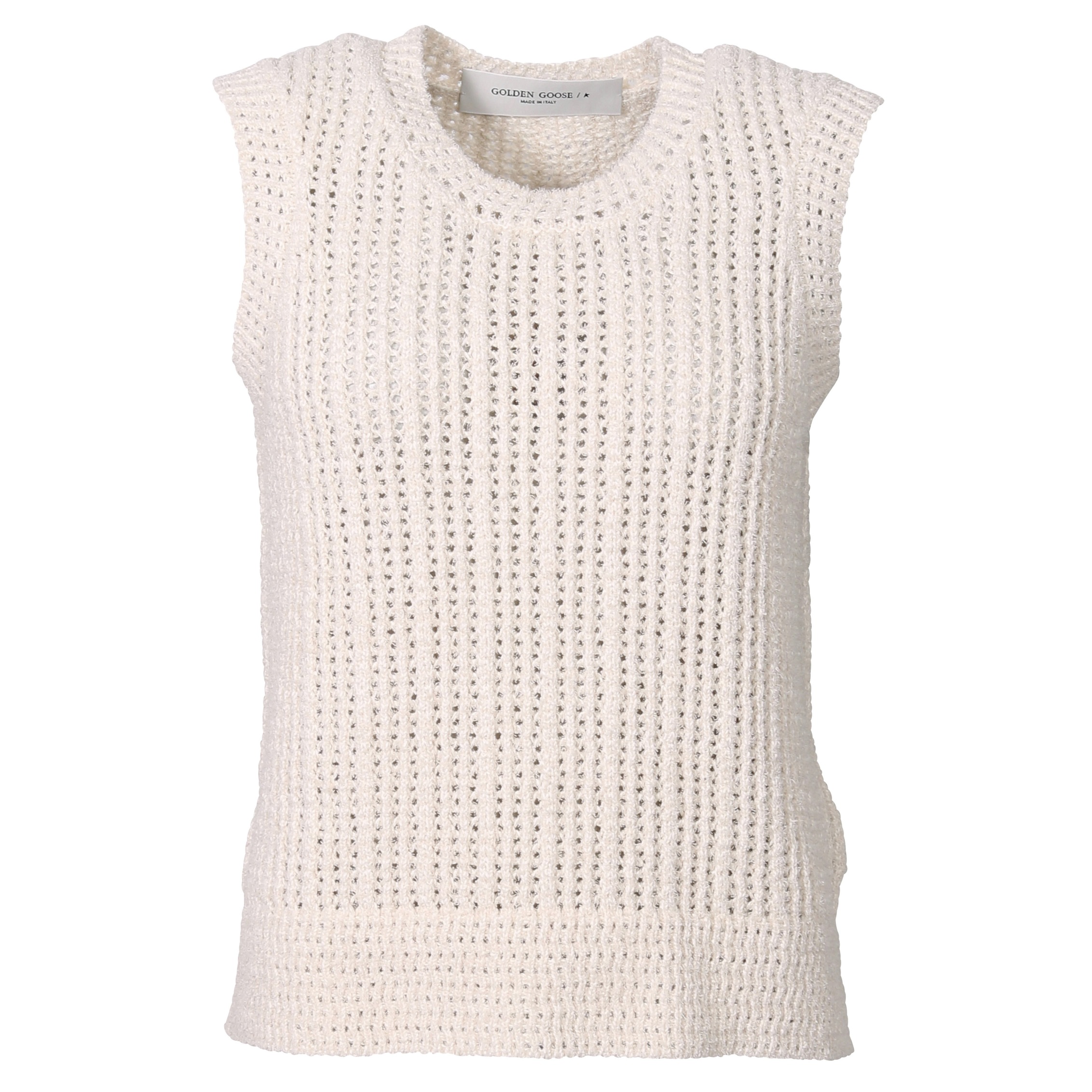 Golden Goose Journey Knit Vest in Sand Golden Goose Journey Knit Vest in Sand