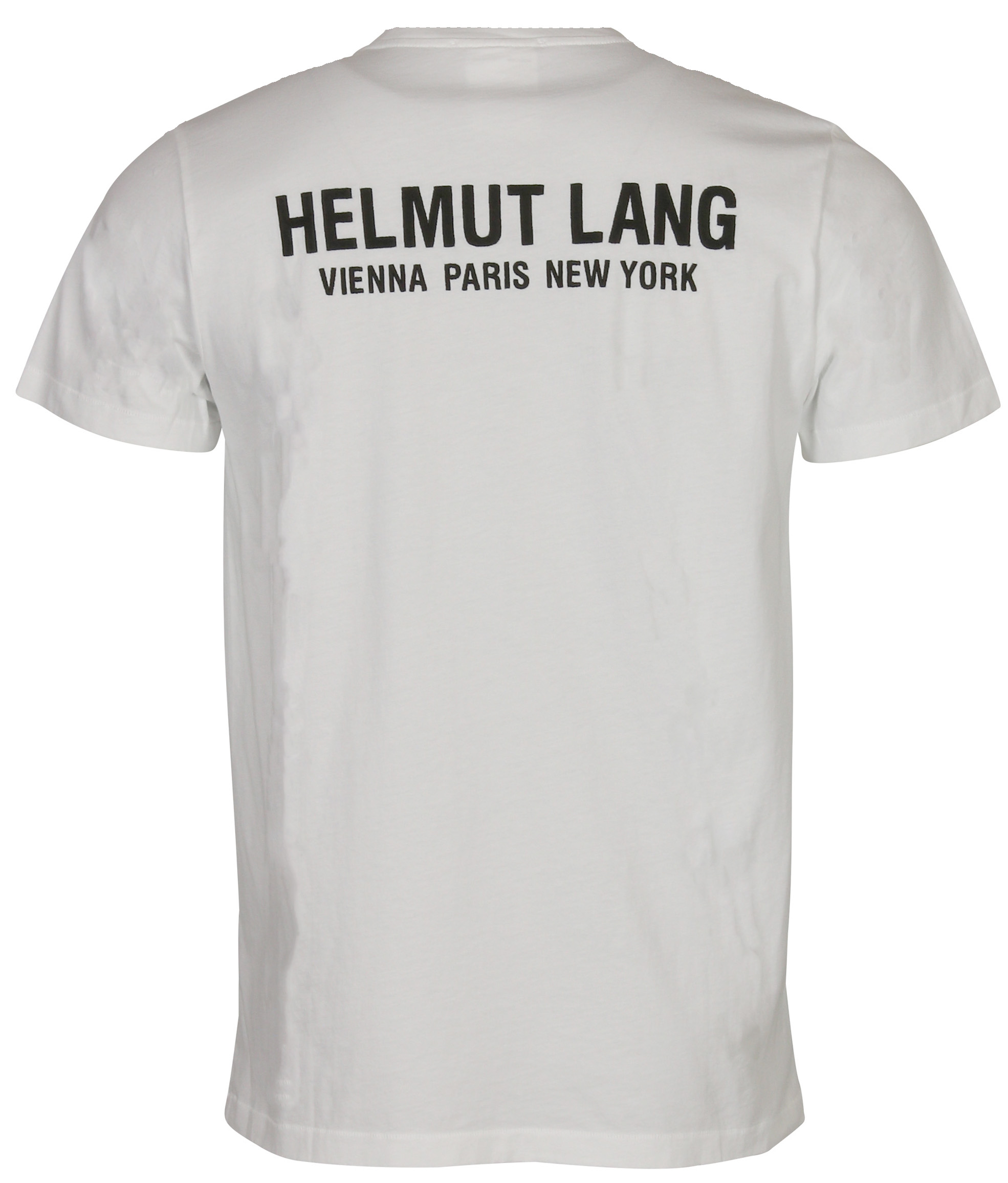 Helmut Lang T-Shirt White Printed Embroidered