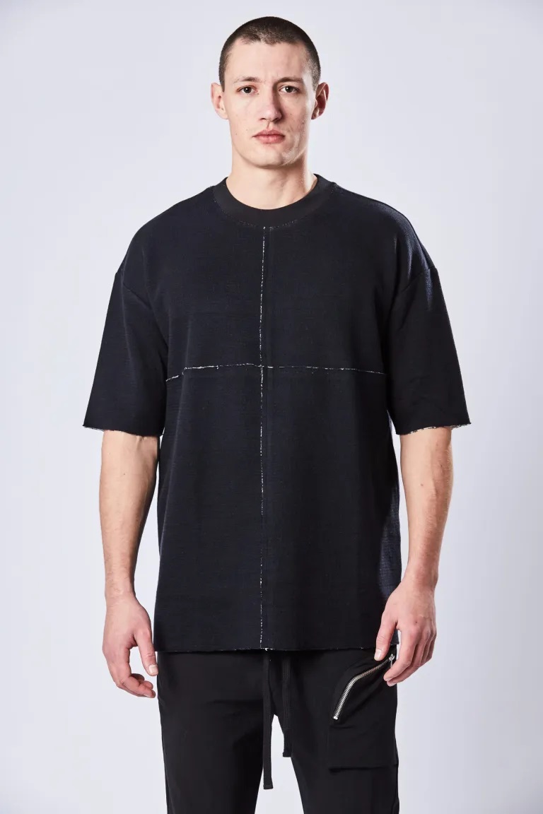 THOM KROM Heavy Cotton T-Shirt in Black S