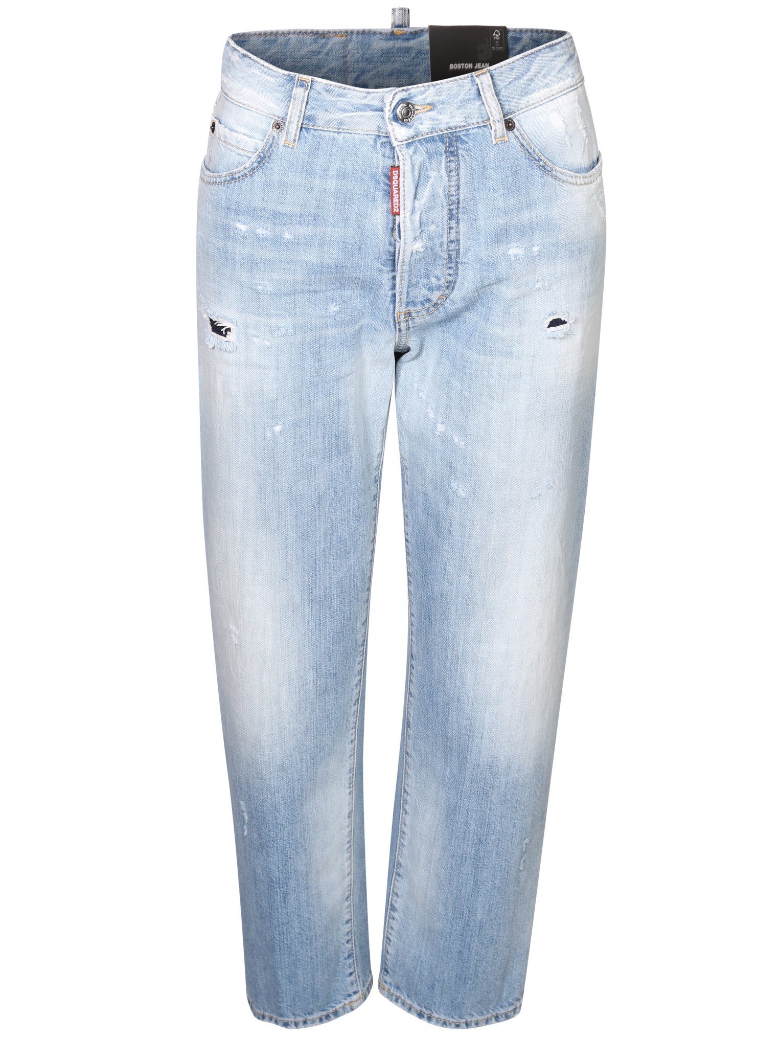 DSQUARED2 Boston Jeans in Washed Light Blue