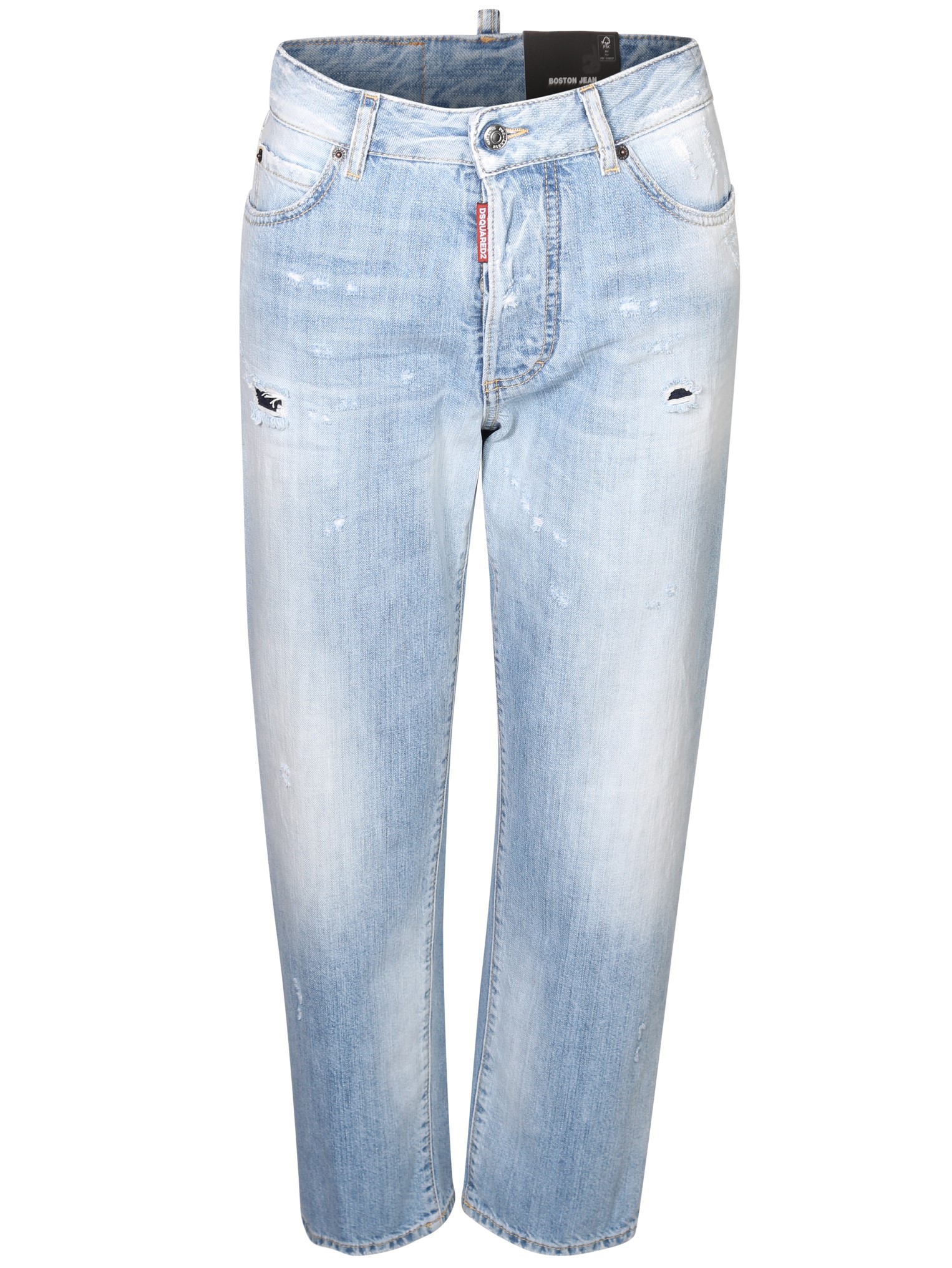 DSQUARED2 Boston Jeans in Washed Light Blue DSQUARED2 Boston Jeans in Washed Light Blue