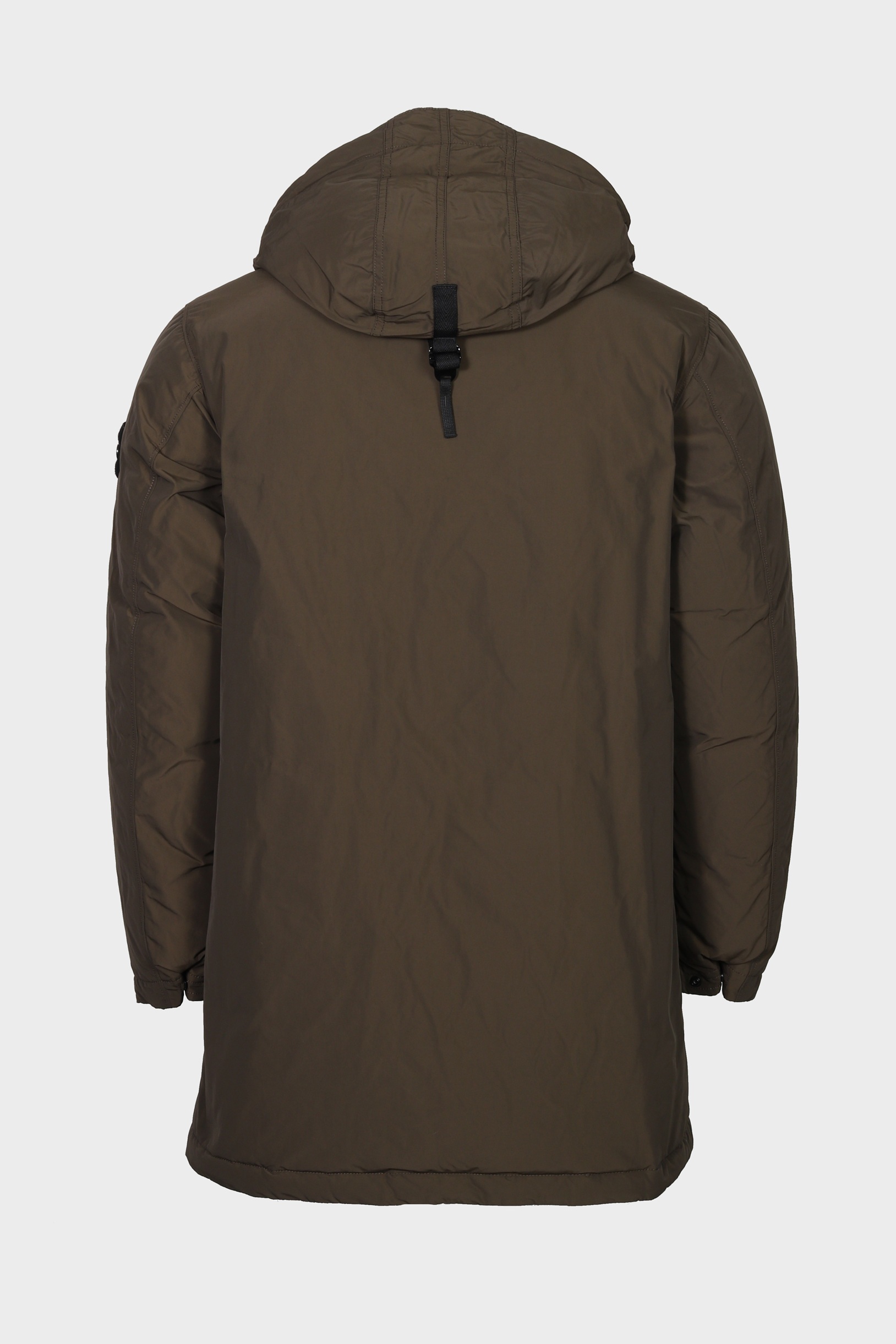 STONE ISLAND Micro Reps Hooded Parka in Dark Olive