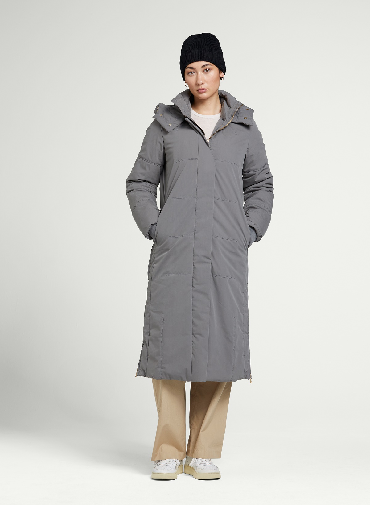 g-lab Yoko Padded Coat in Stone S