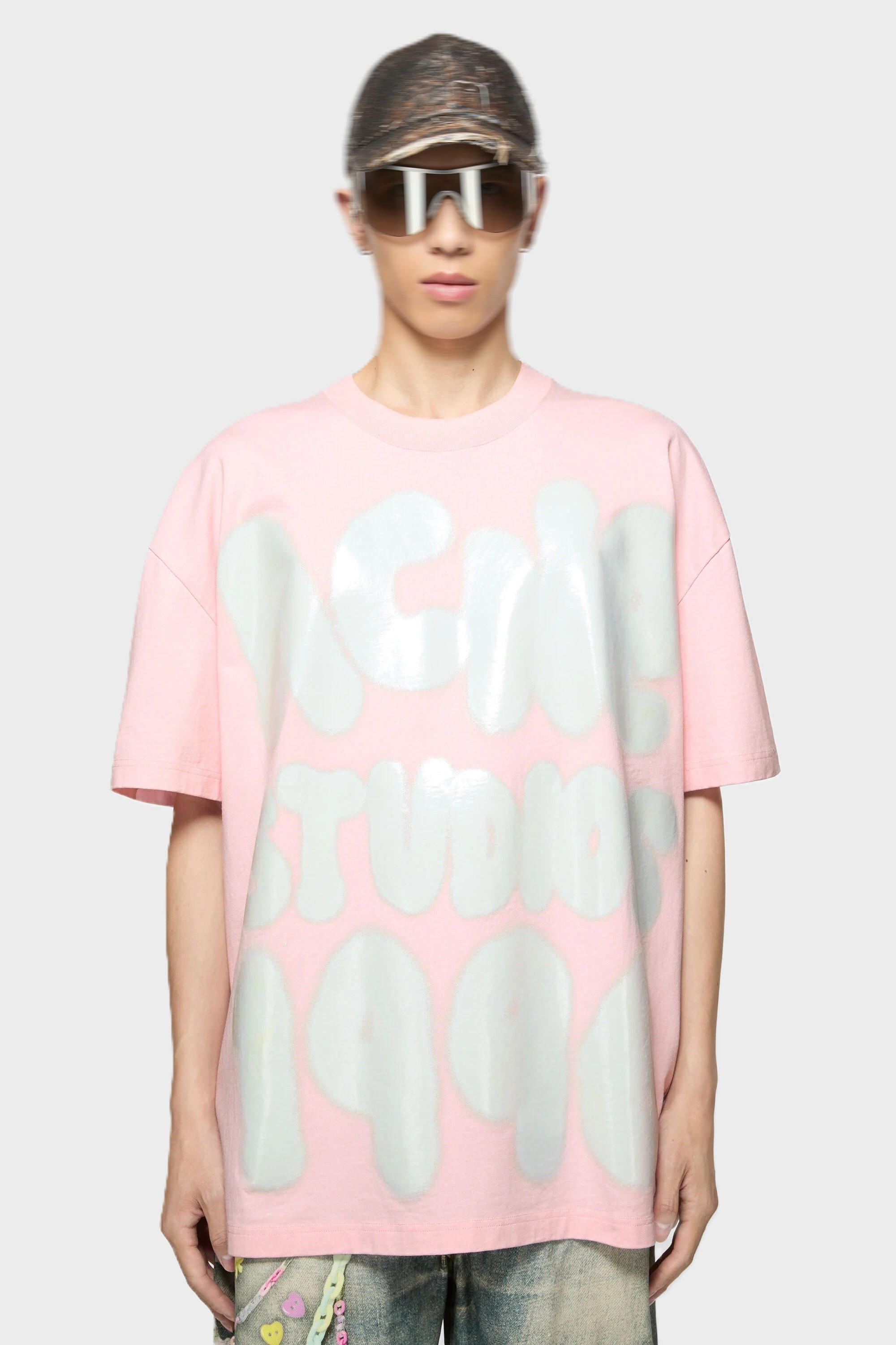 ACNE STUDIOS Oversize T-Shirt in Innocent Pink ACNE STUDIOS Oversize T-Shirt in Innocent Pink