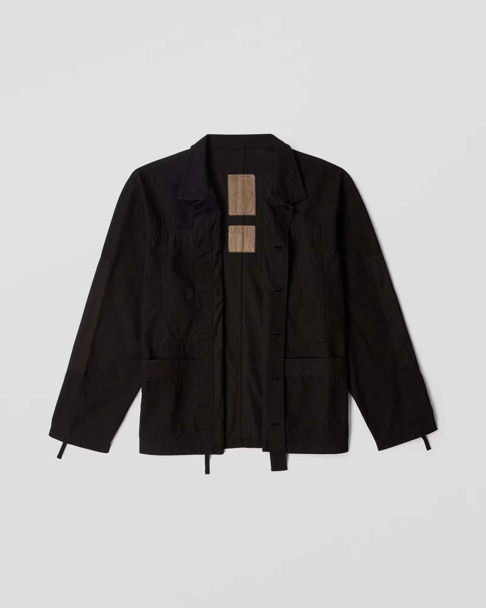 APPLIED ART FORMS Worker Jacket in Black APPLIED ART FORMS Worker Jacket in Black