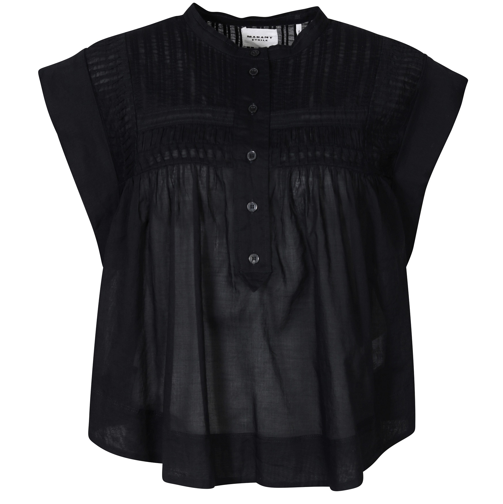 ISABEL MARANT ÉTOILE Leaza Top in Black FR40 / DE38