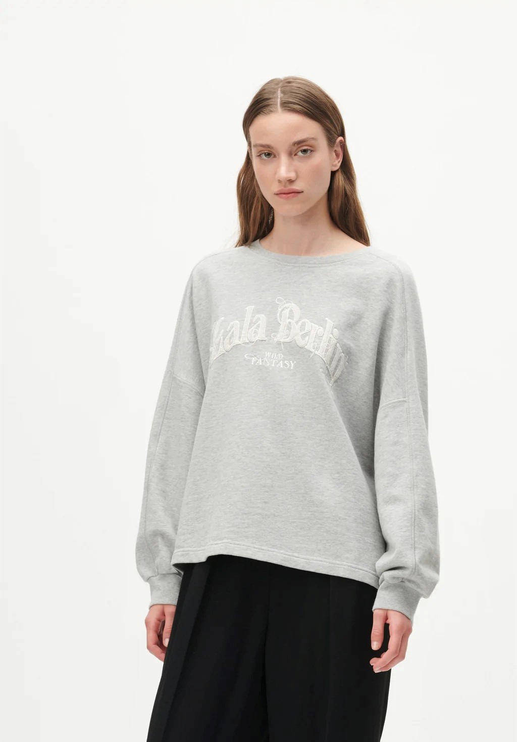 Lala Berlin Sweatshirt Izoni in Grey Melange S
