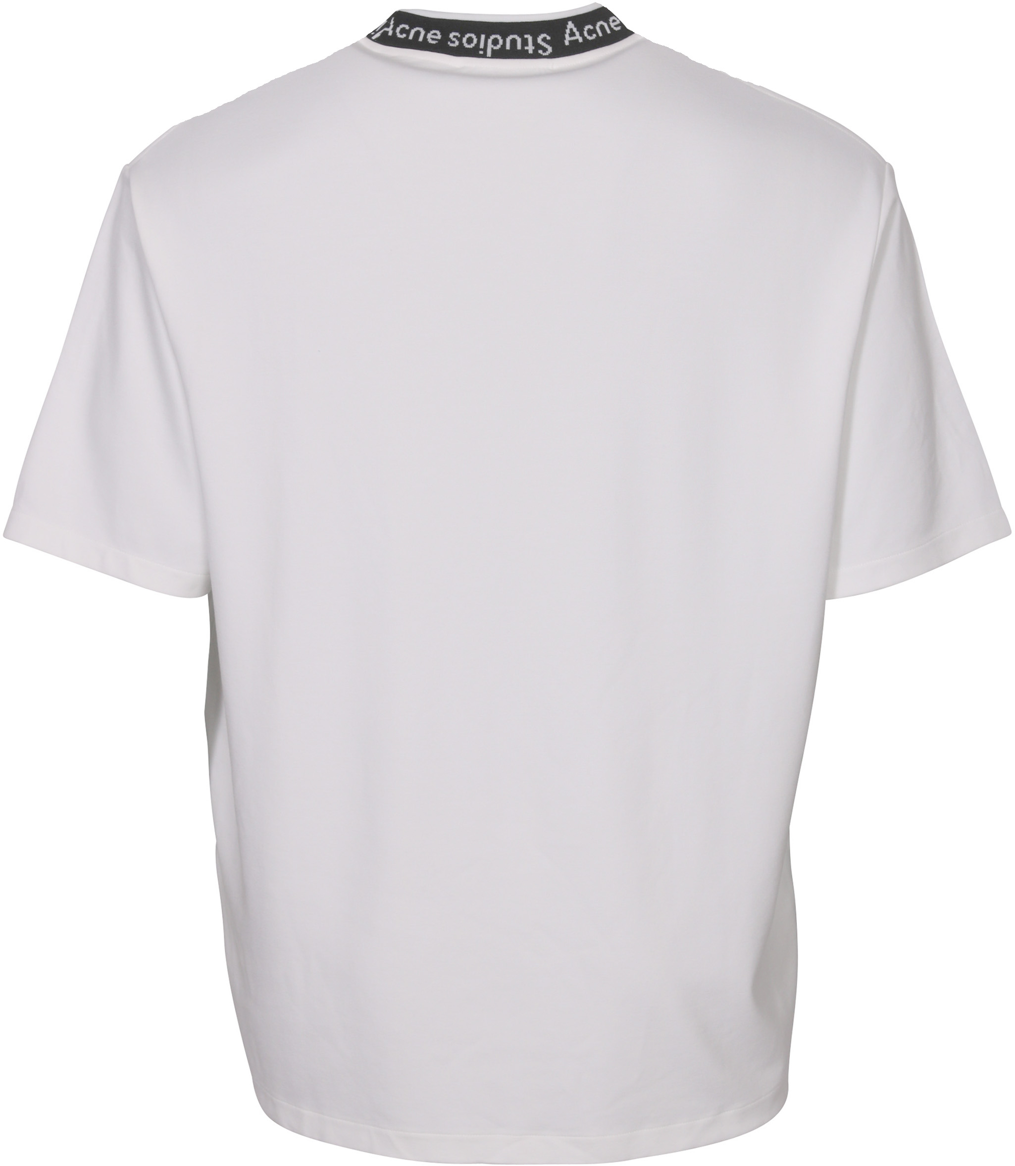 Acne Studios T-Shirt Extorr Logo Rib White