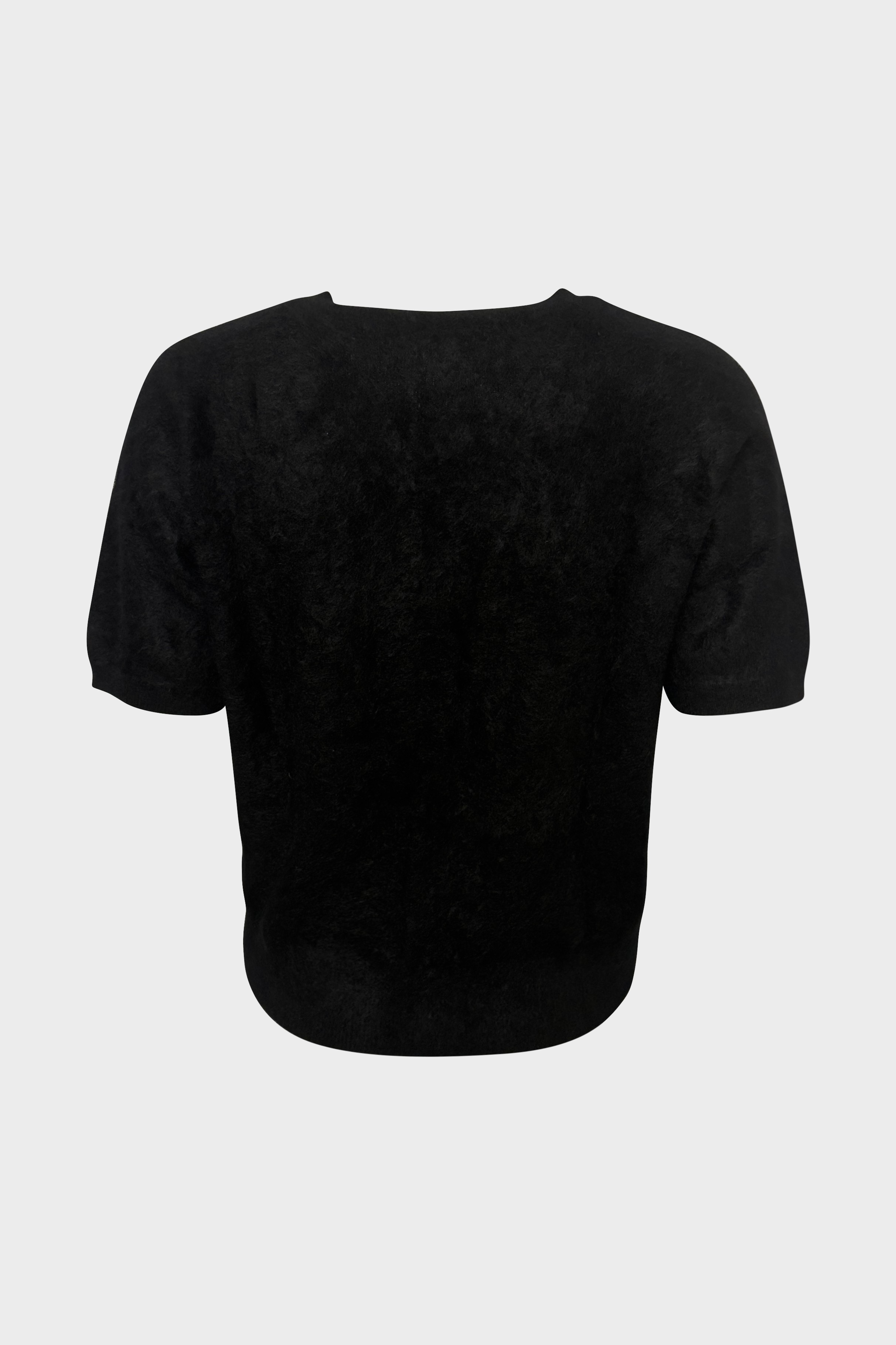 ABSOLUT CASHMERE Brushed T-Shirt in Black