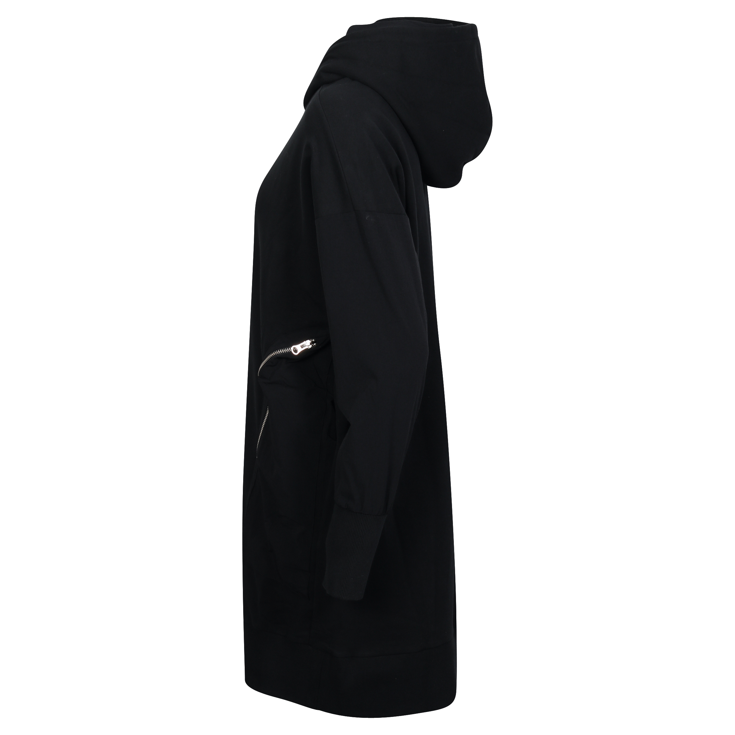 Thom Krom Hoodie-Dress in Black