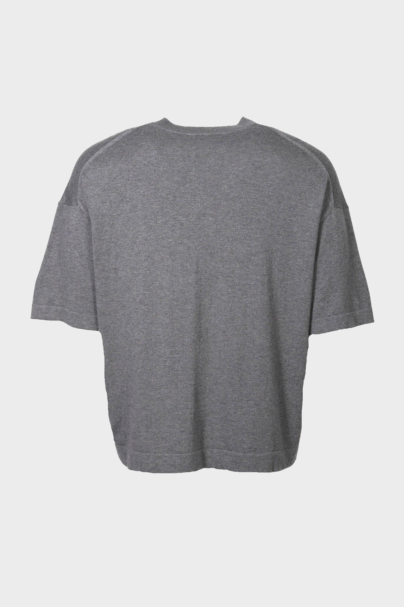 YACAIA Cotton/Cashmere T-Shirt in Grey