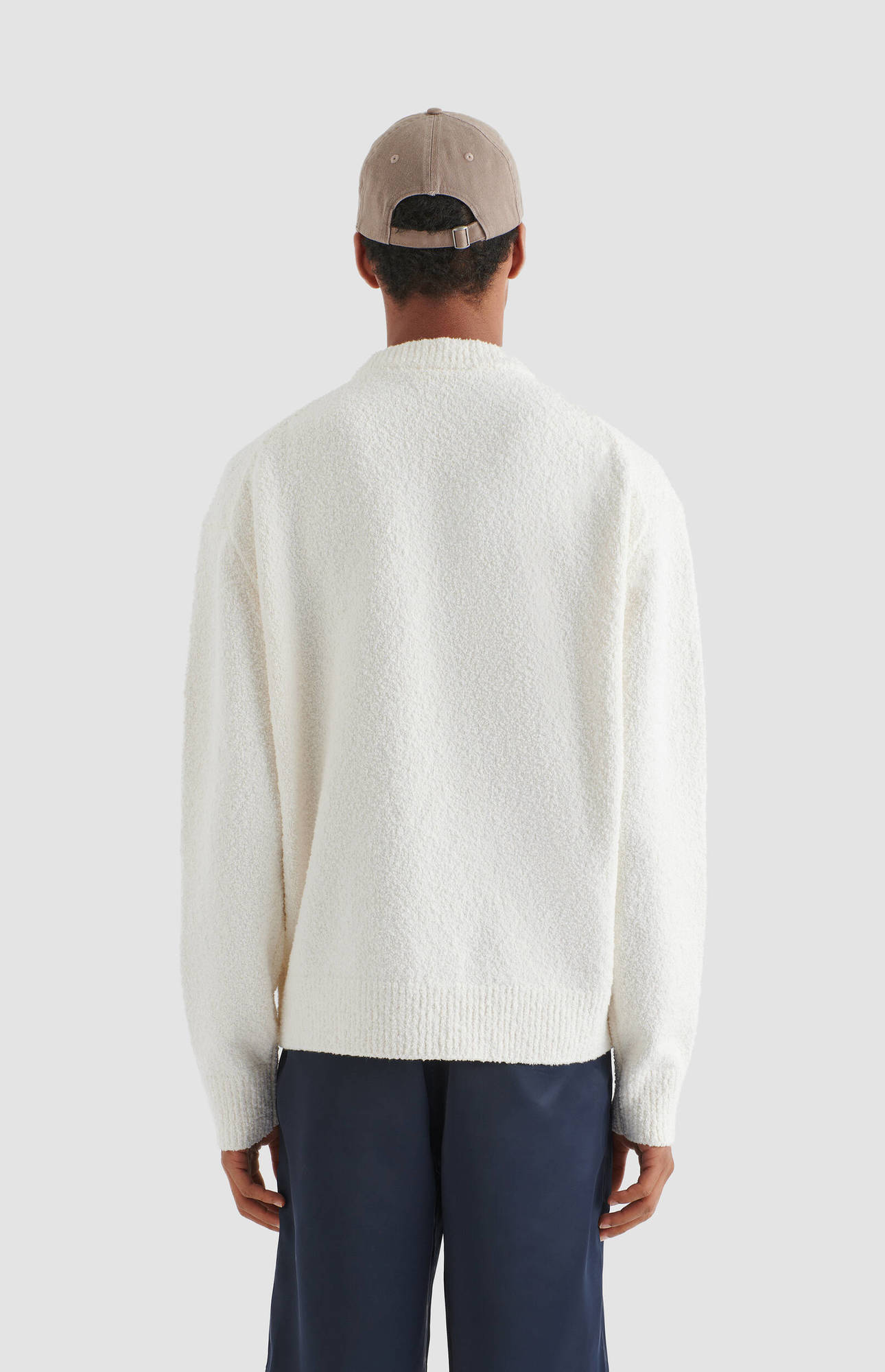 AXEL ARIGATO Radar Knit Sweater in Off White M