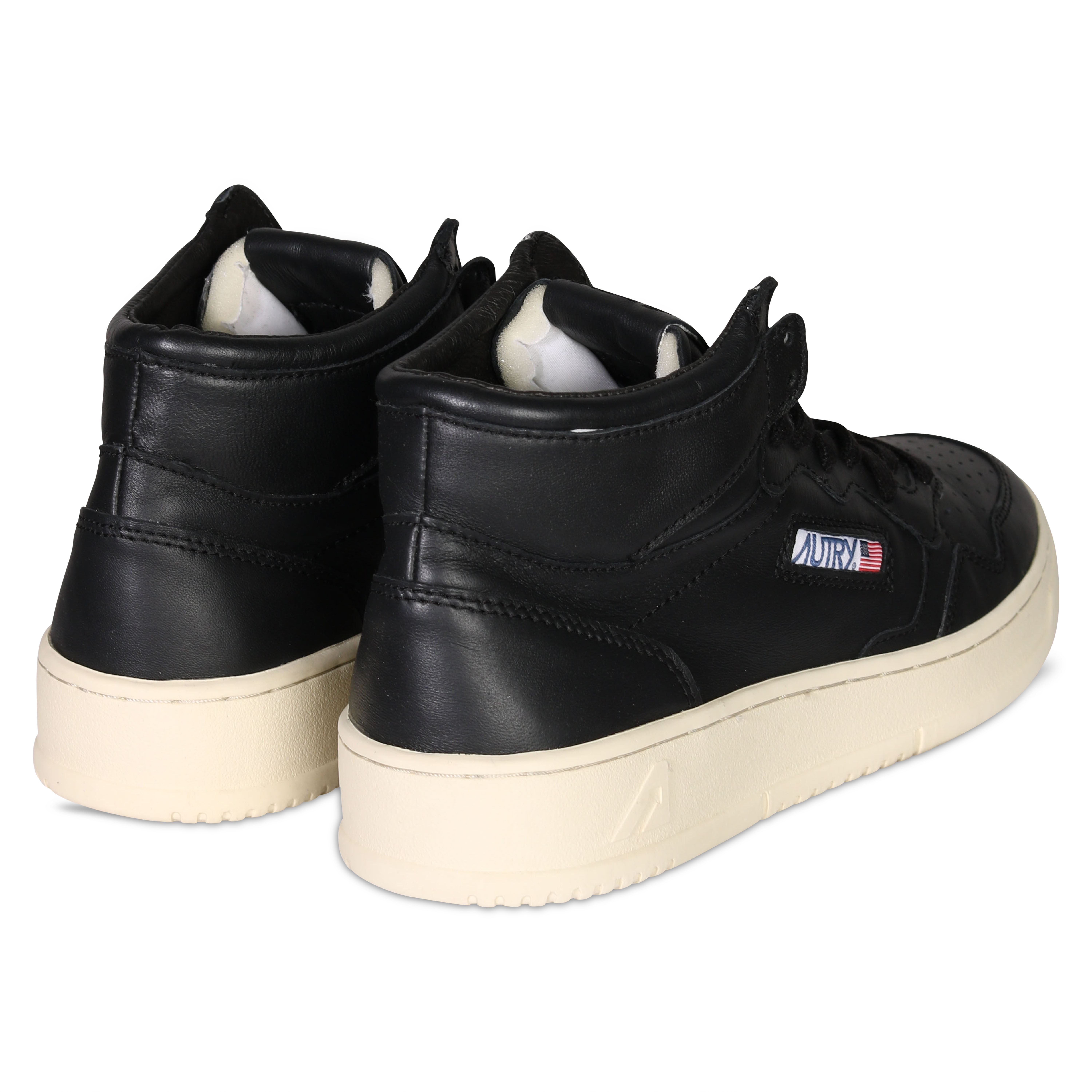 Autry Action Shoes Medalist Mid Sneaker Goat Black