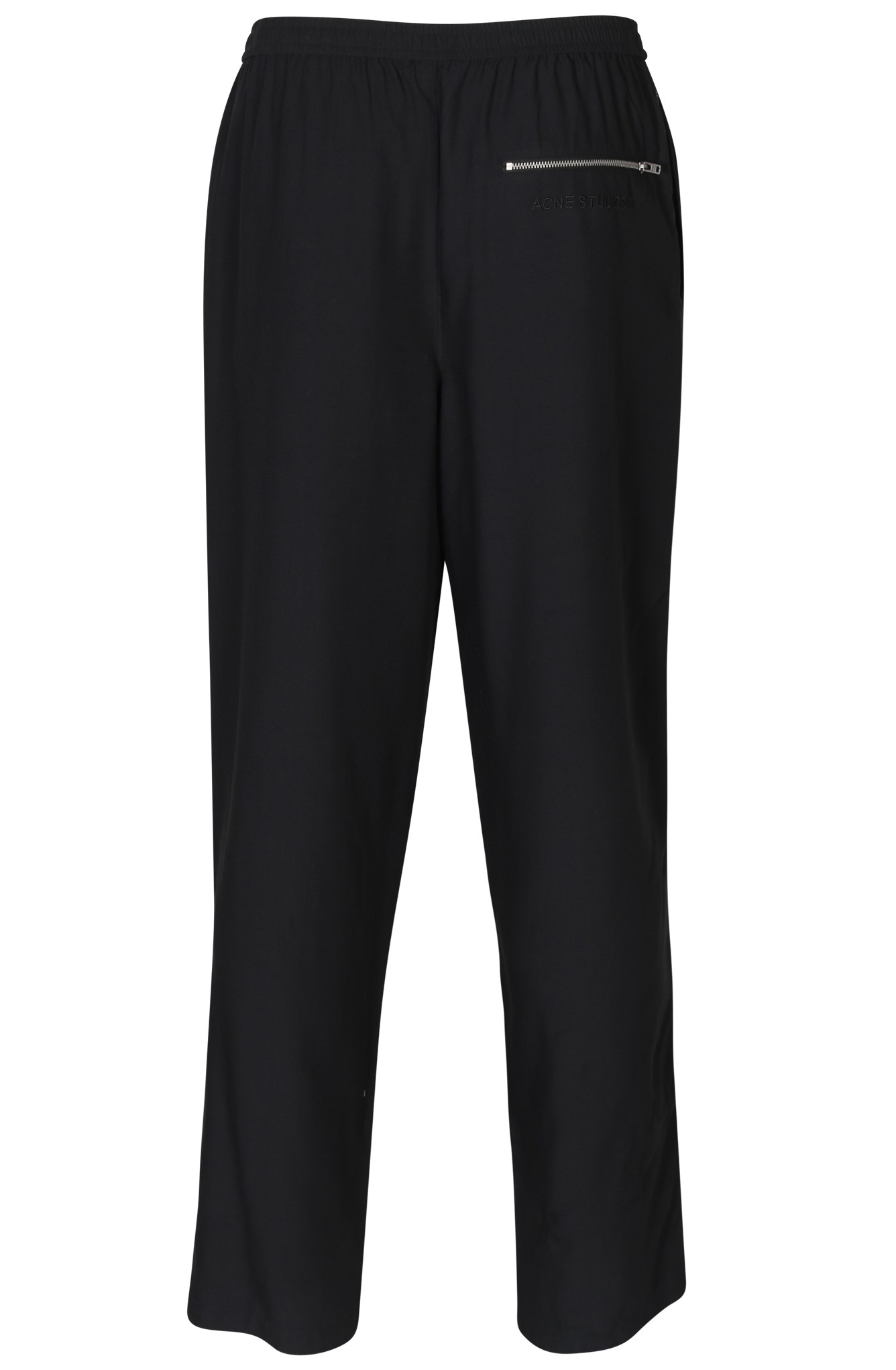 ACNE STUDIOS Zipped Leg Pant in Black 46