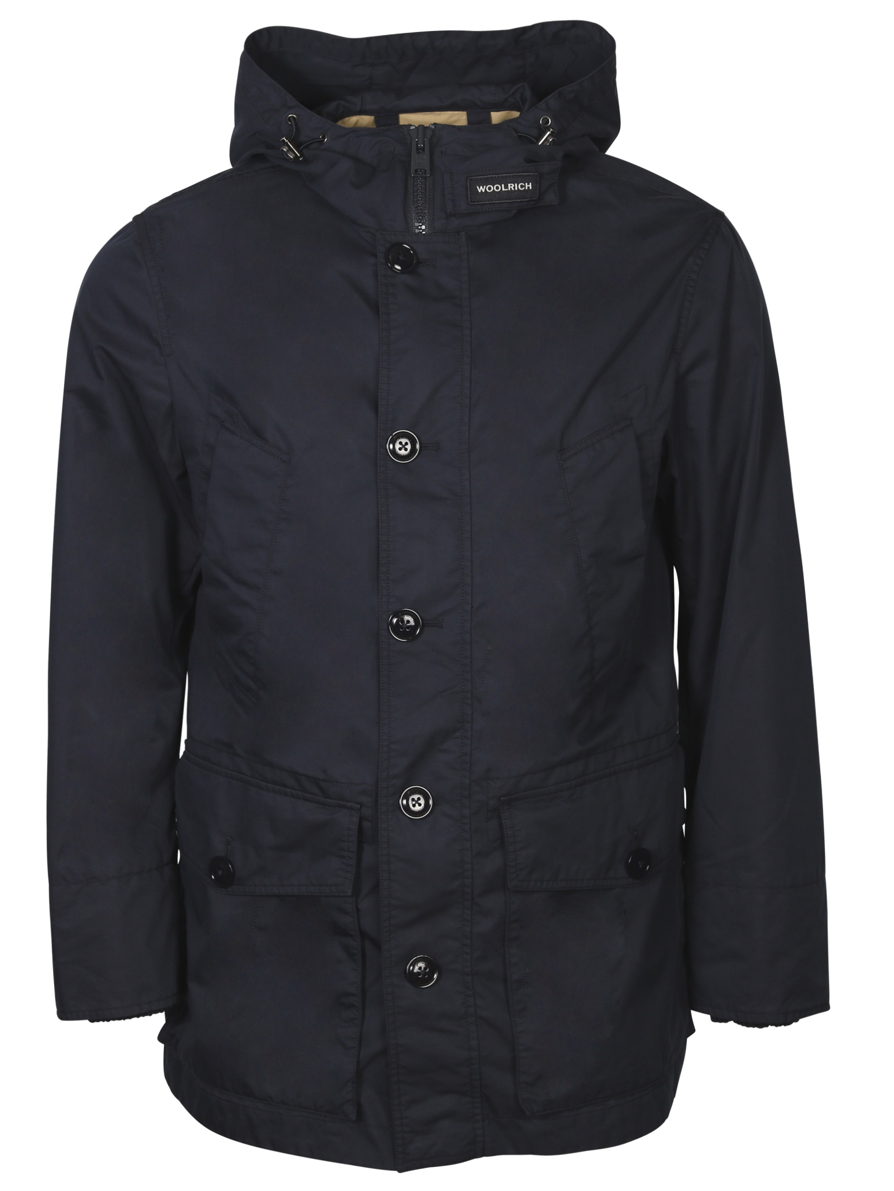 Woolrich Summer Parka Melton Navy
