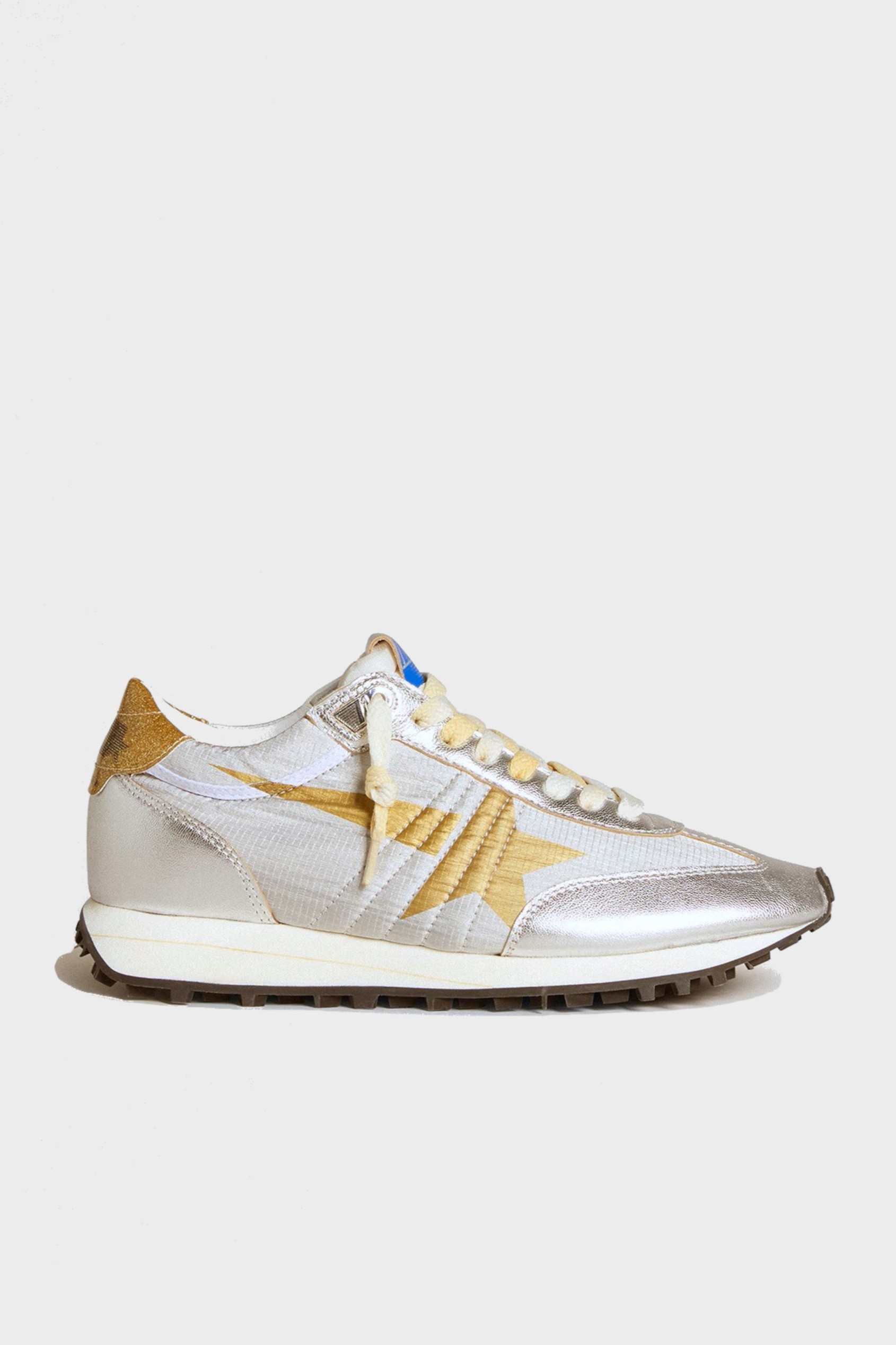 GOLDEN GOOSE Running Marathon in Silver/Gold