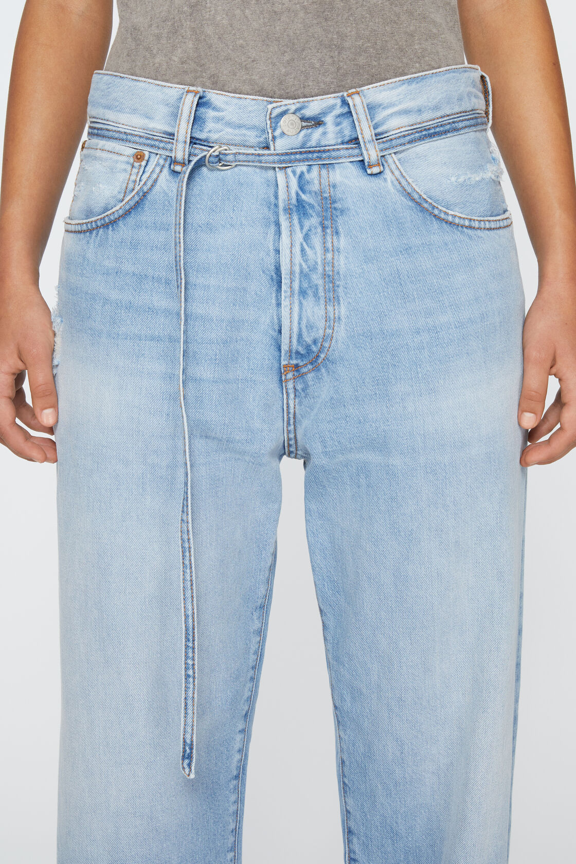 ACNE STUDIOS Unisex 1991 Toj Jeans in Light Blue 24/32