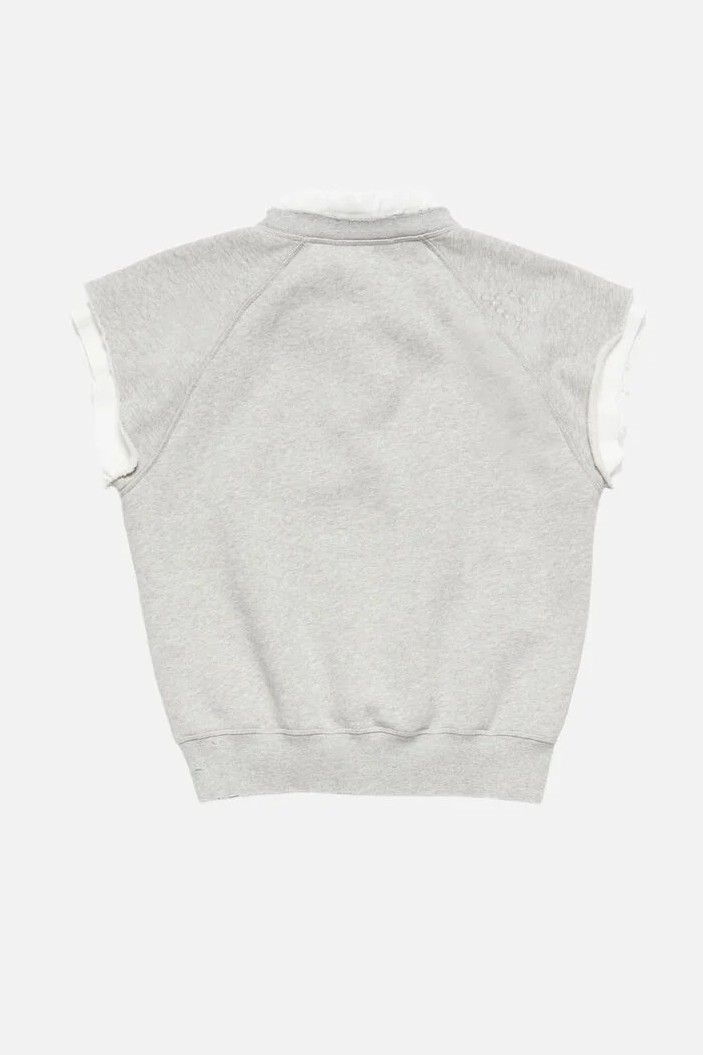 ACNE STUDIOS Logo T-Shirt in Grey Melange