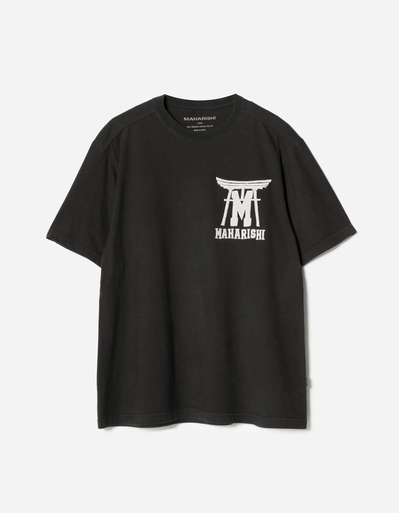 MAHARISHI 7260 Temple M Vintage T-Shirt in Black