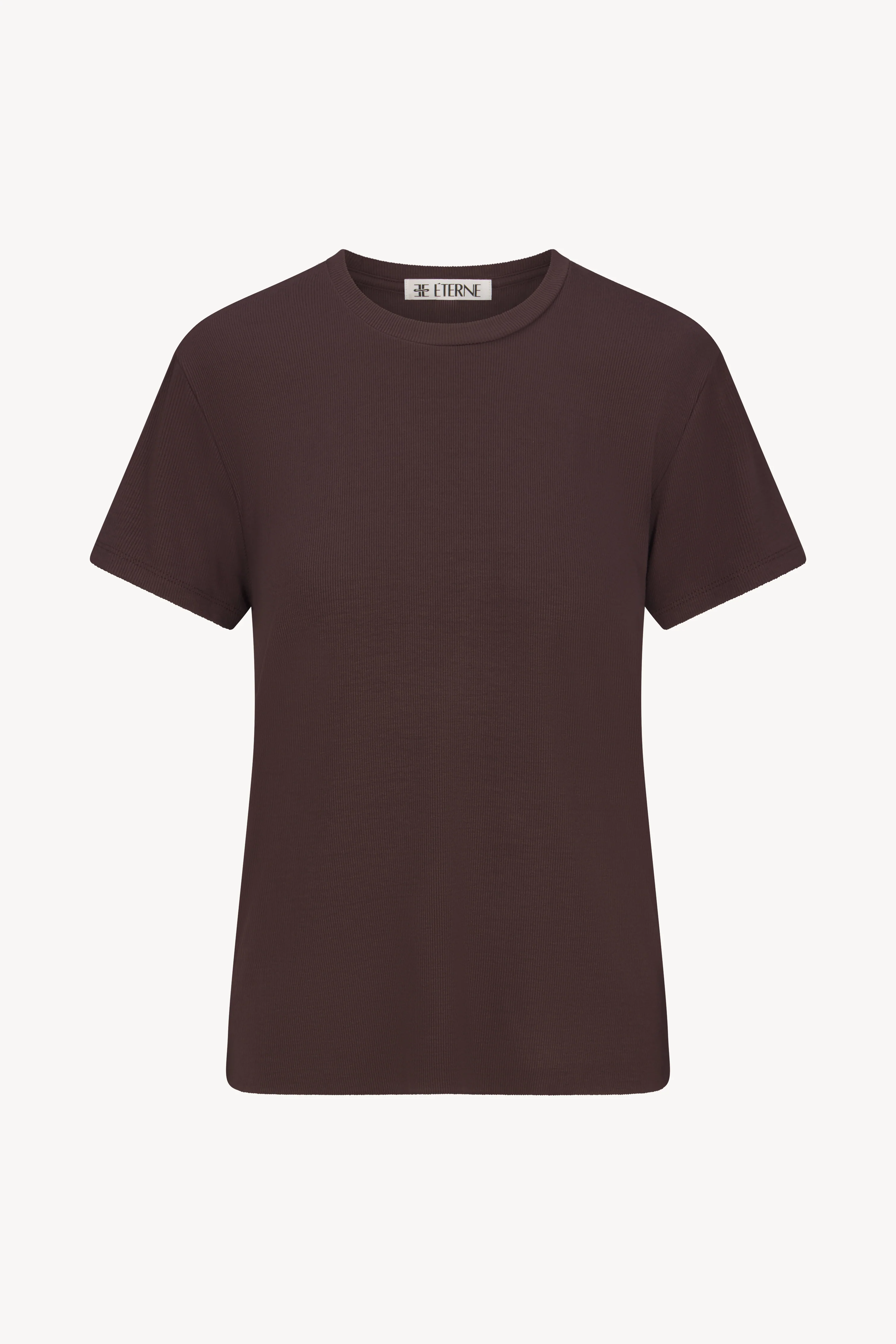 ÉTERNE Boyfriend T-Shirt in Espresso