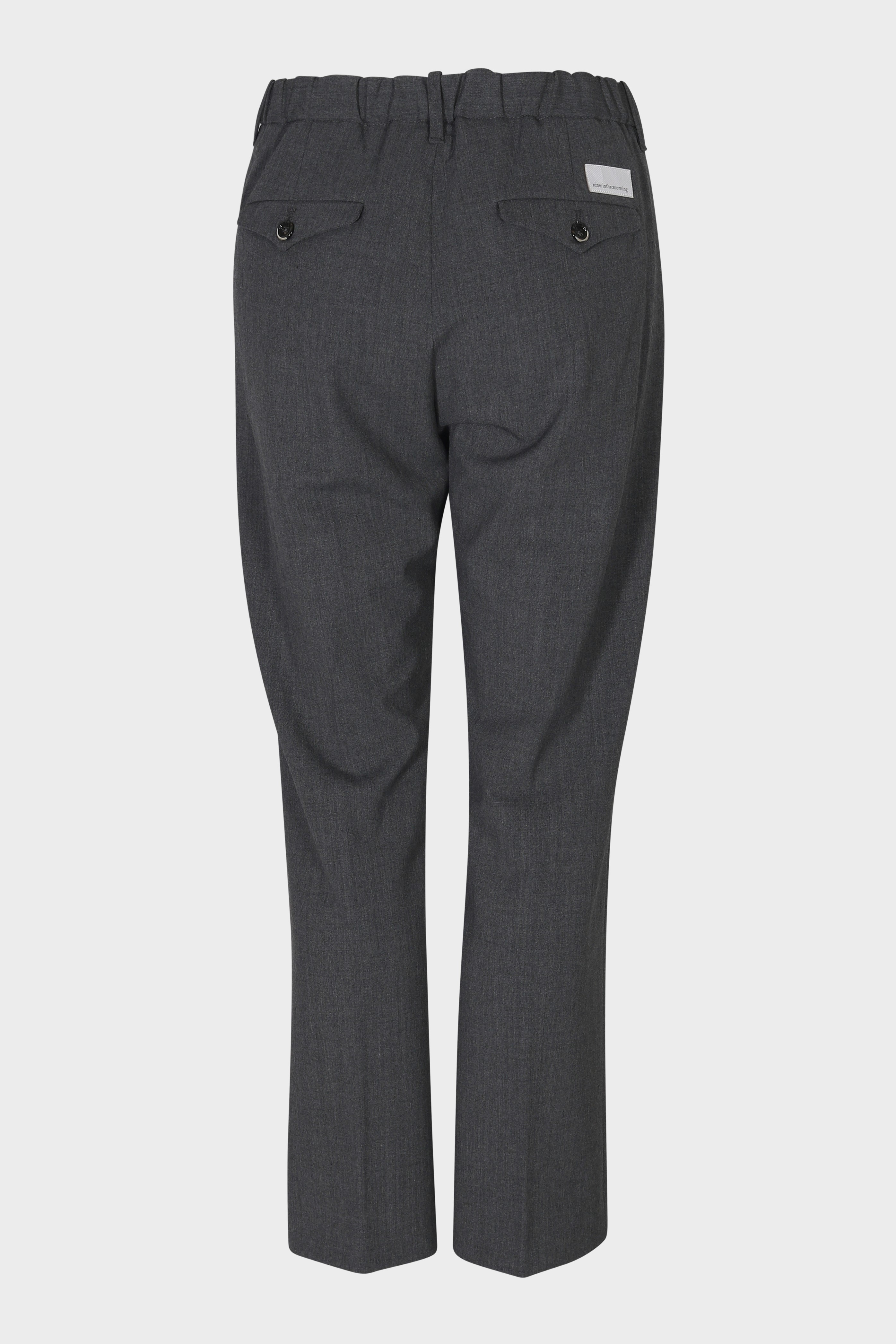 NINE:INTHE:MORNING Cropped Bootcut Pant in Anthracite