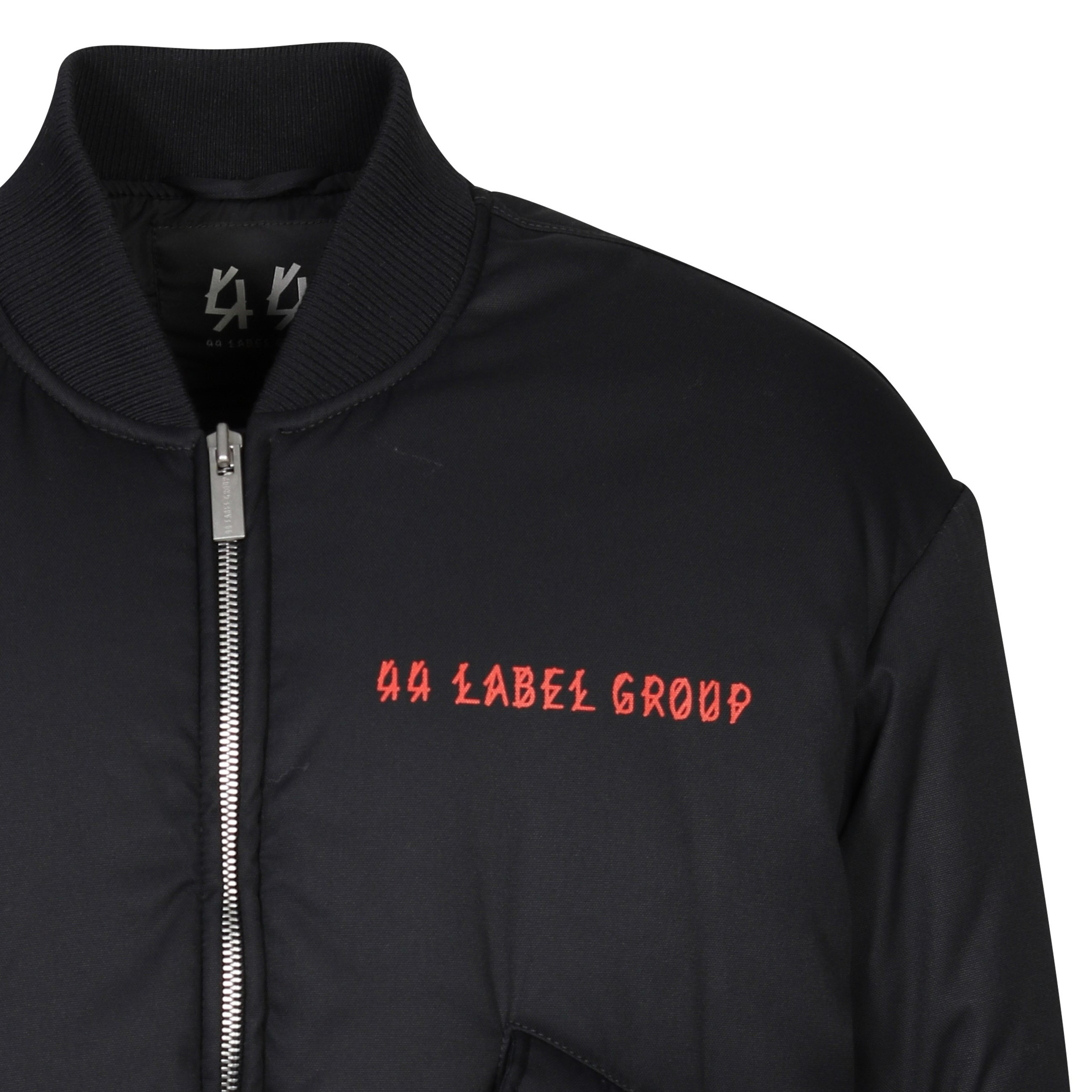 44 Label Group Emil Bomber Jacket in Black