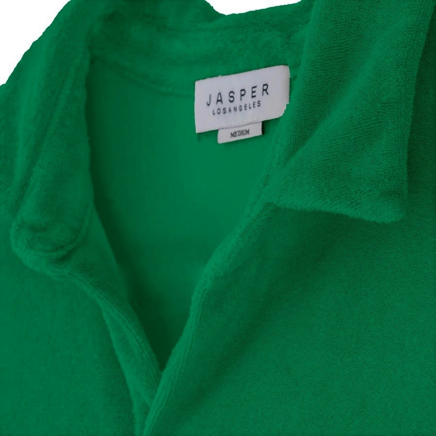 Jasper Los Angeles Terry Polo Fairfax in Clover/Green S