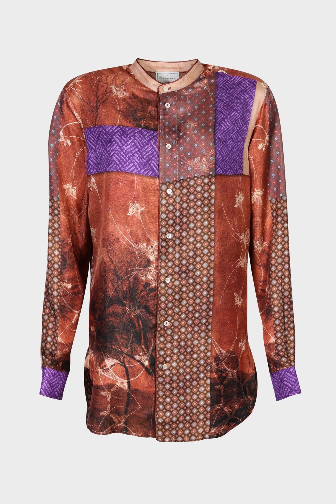 PIERRE-LOUIS MASCIA Long Silk Shirt