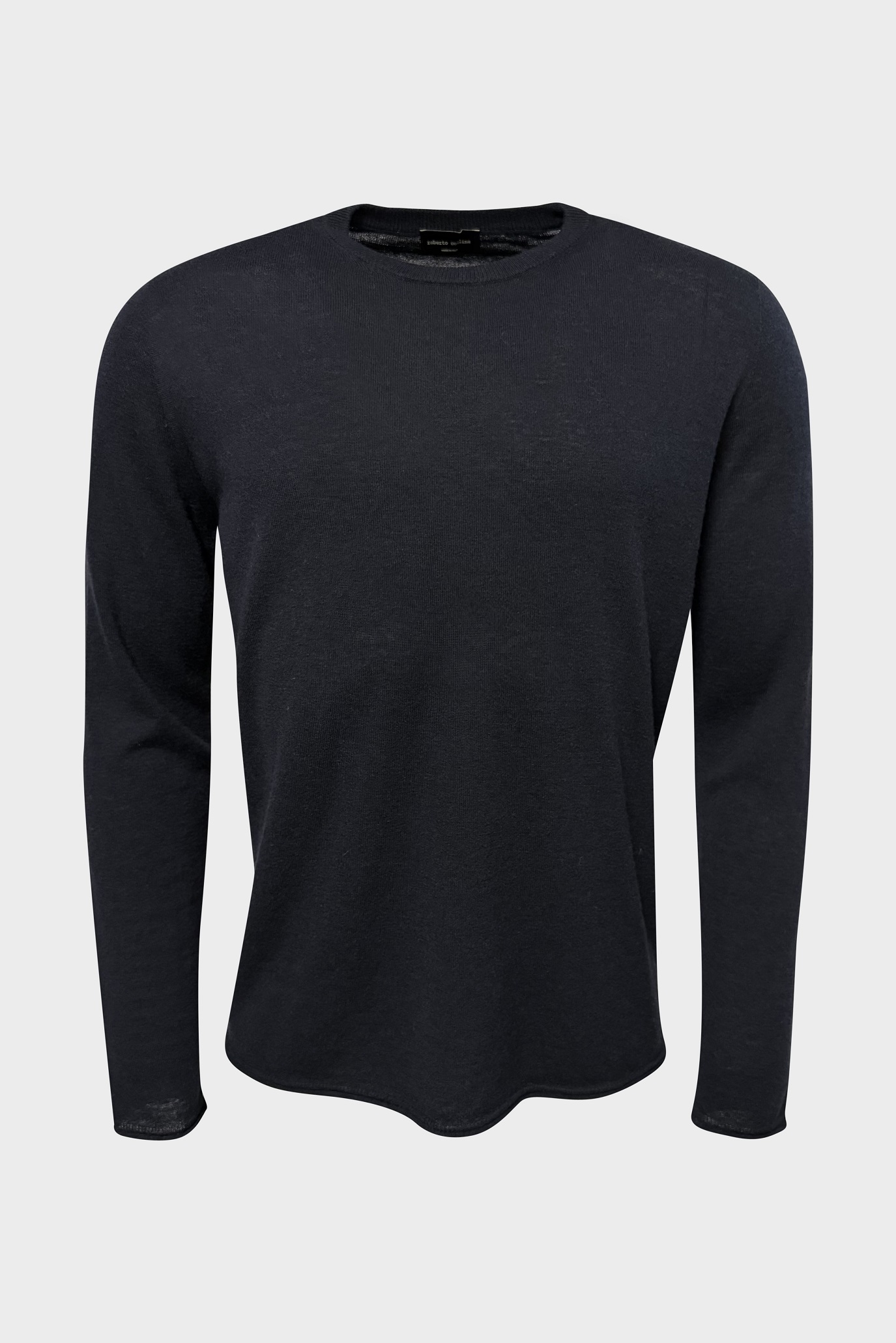 ROBERTO COLLINA Wool/Cashmere Sweater in Navy
