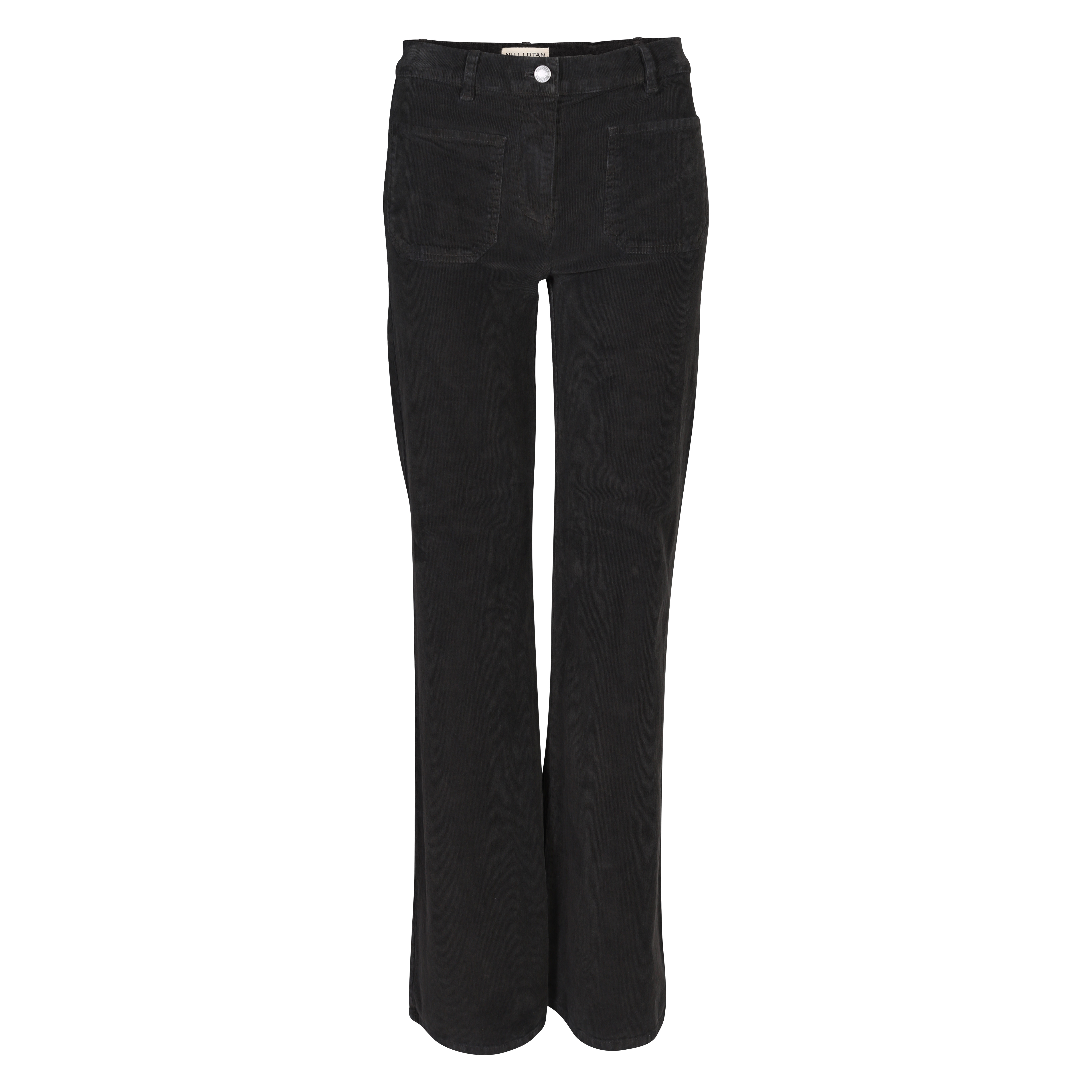 Nili Lotan Corduroy Florence Pant in Gunmetal