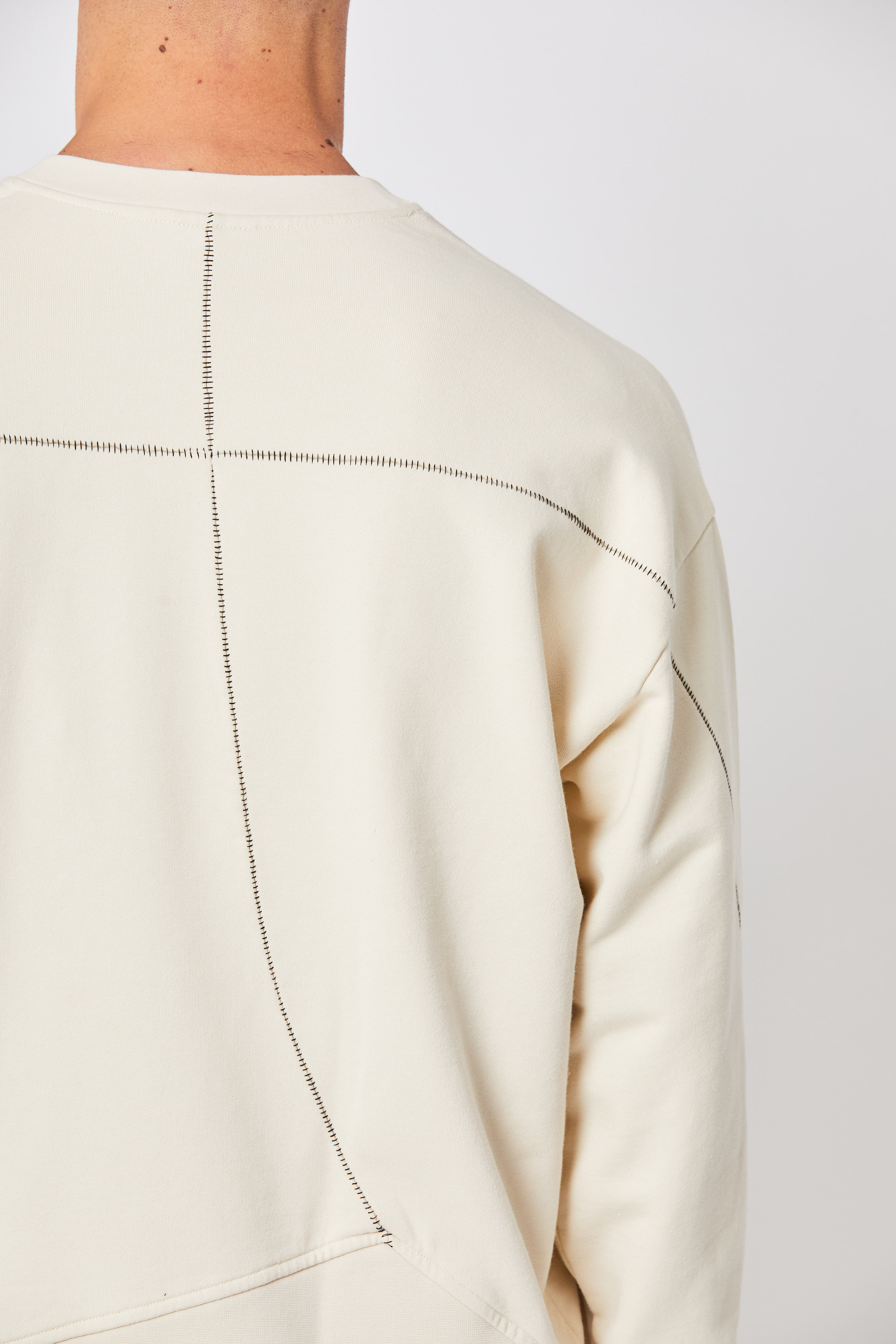 Thom Krom Oversize Sweatshirt in Ivory