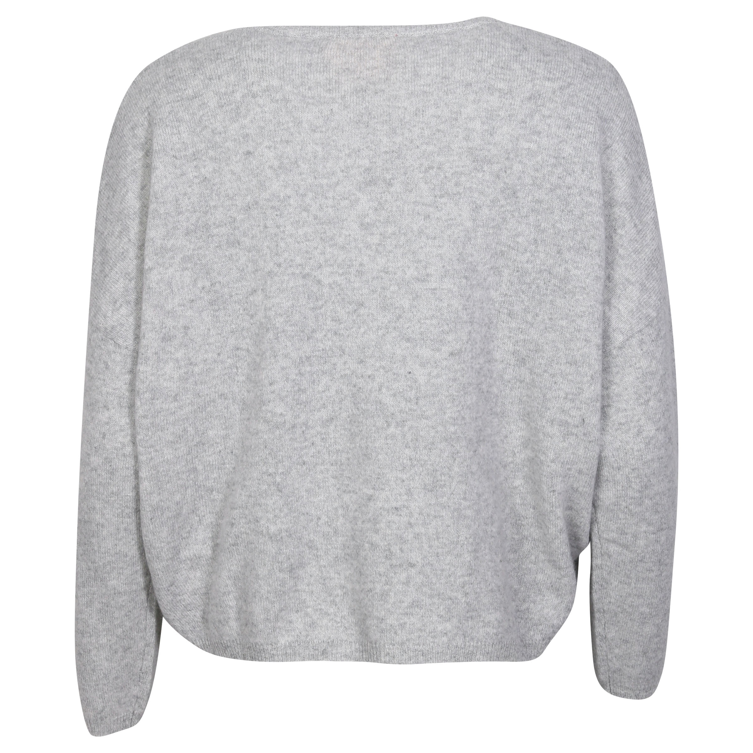 Absolut Cashmere Oversized Sweater Light Grey Melange L
