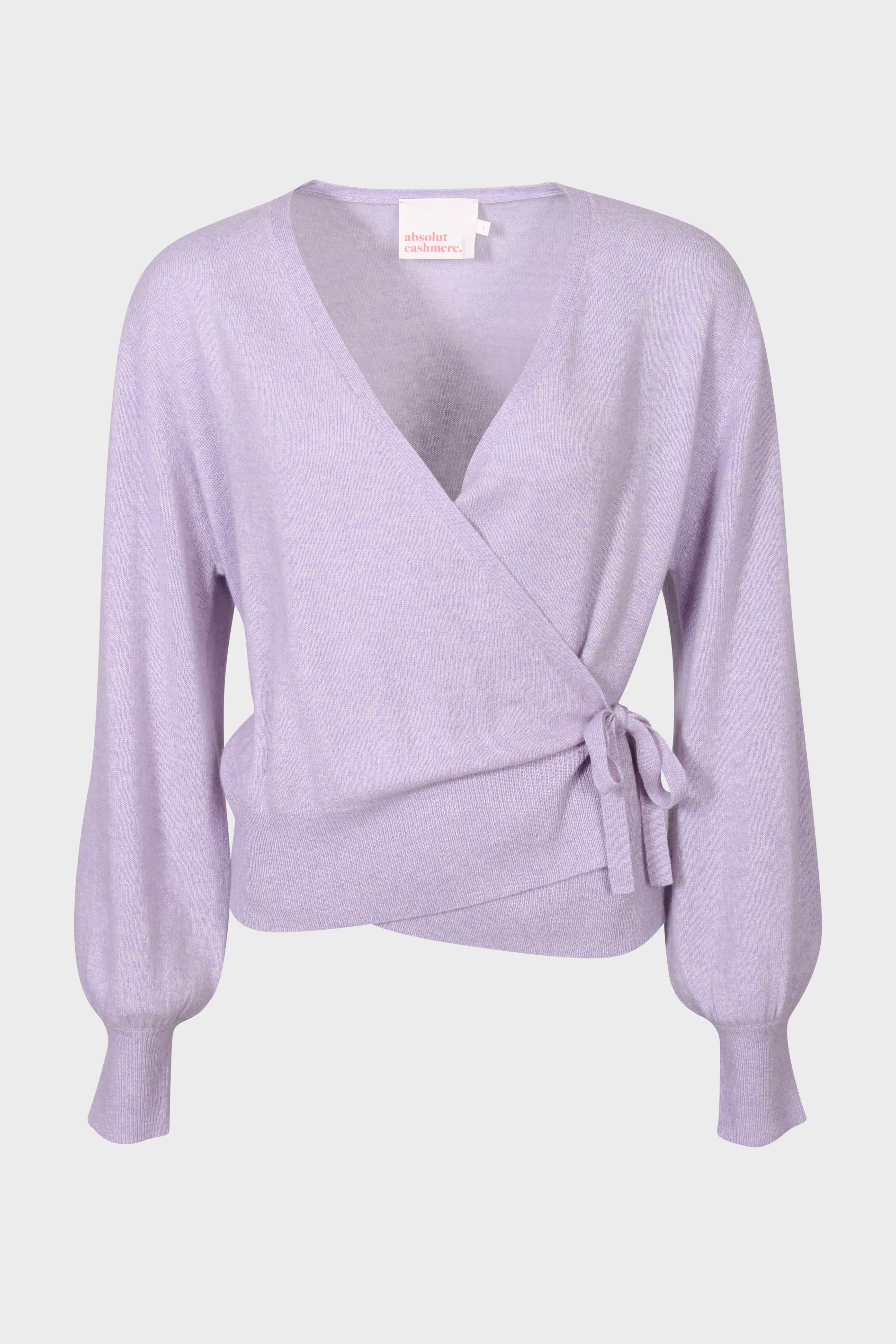 ABSOLUT CASHMERE Cache Coeur Cardigan Lavander