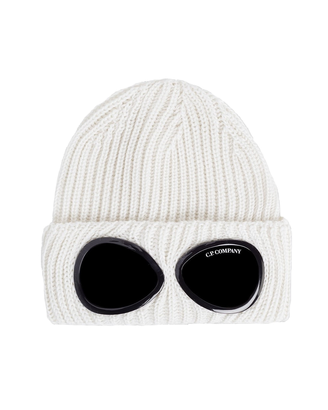 C.P. COMPANY Knit Cap in White
