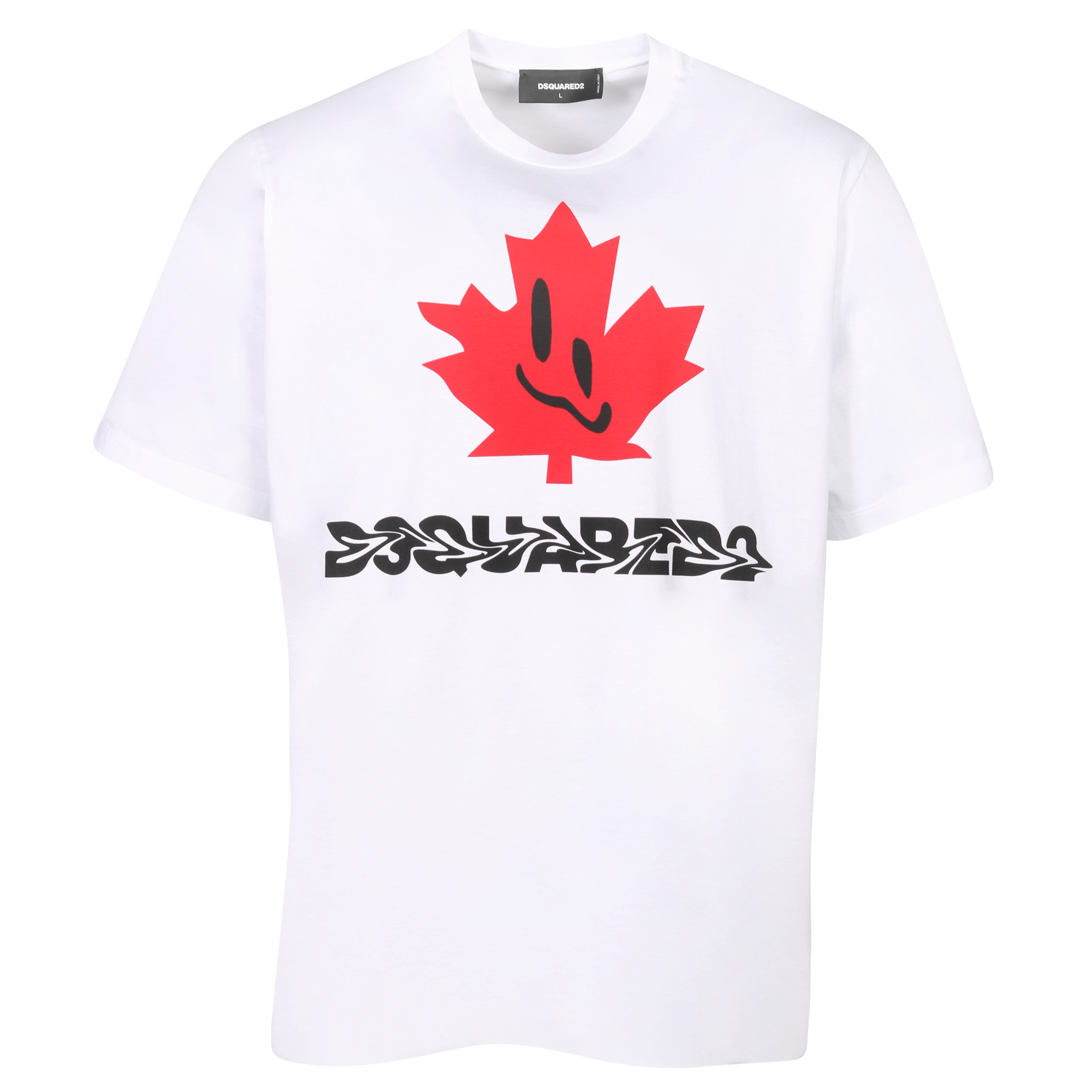 Dsquared Smiling Leaf T-Shirt White