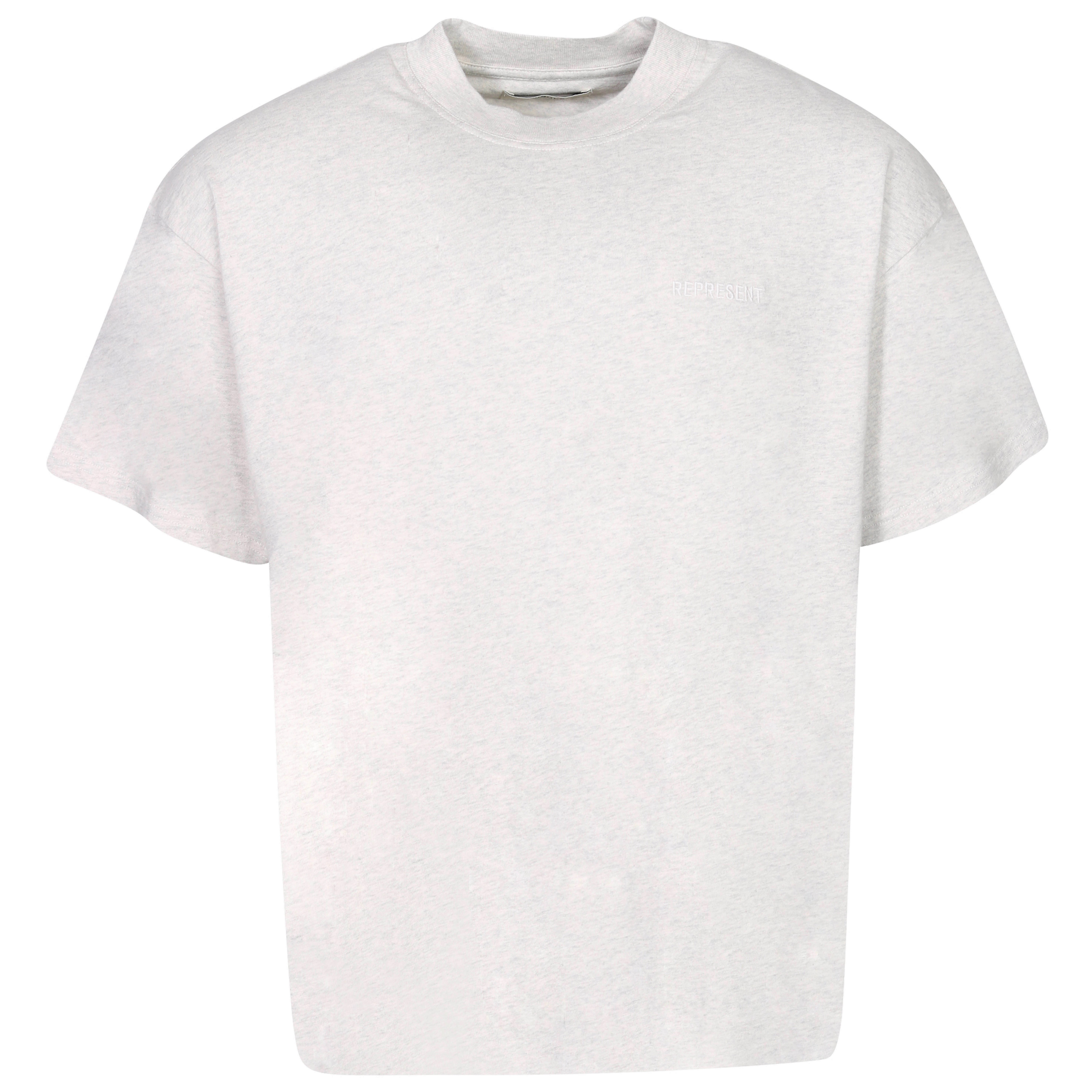 Represent Blank T-Shirt in Cream Marl